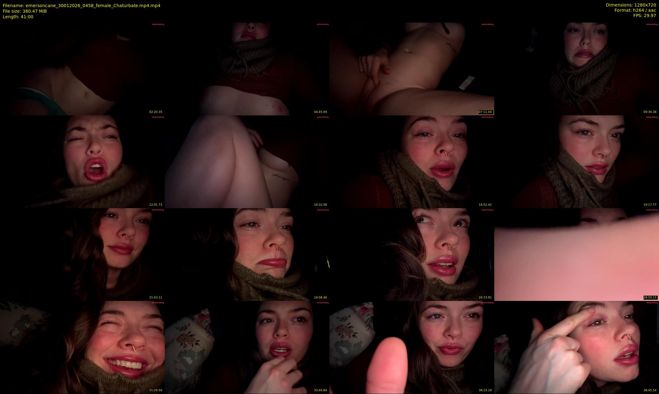 emersoncane — 41 minute Chaturbate female cam show recording, 720p, Jan 30, 2026