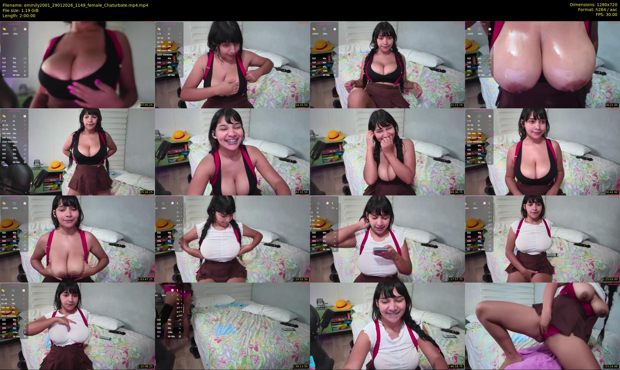 emmily2001 — 120 minute Chaturbate female cam show recording, 720p, Jan 29, 2026