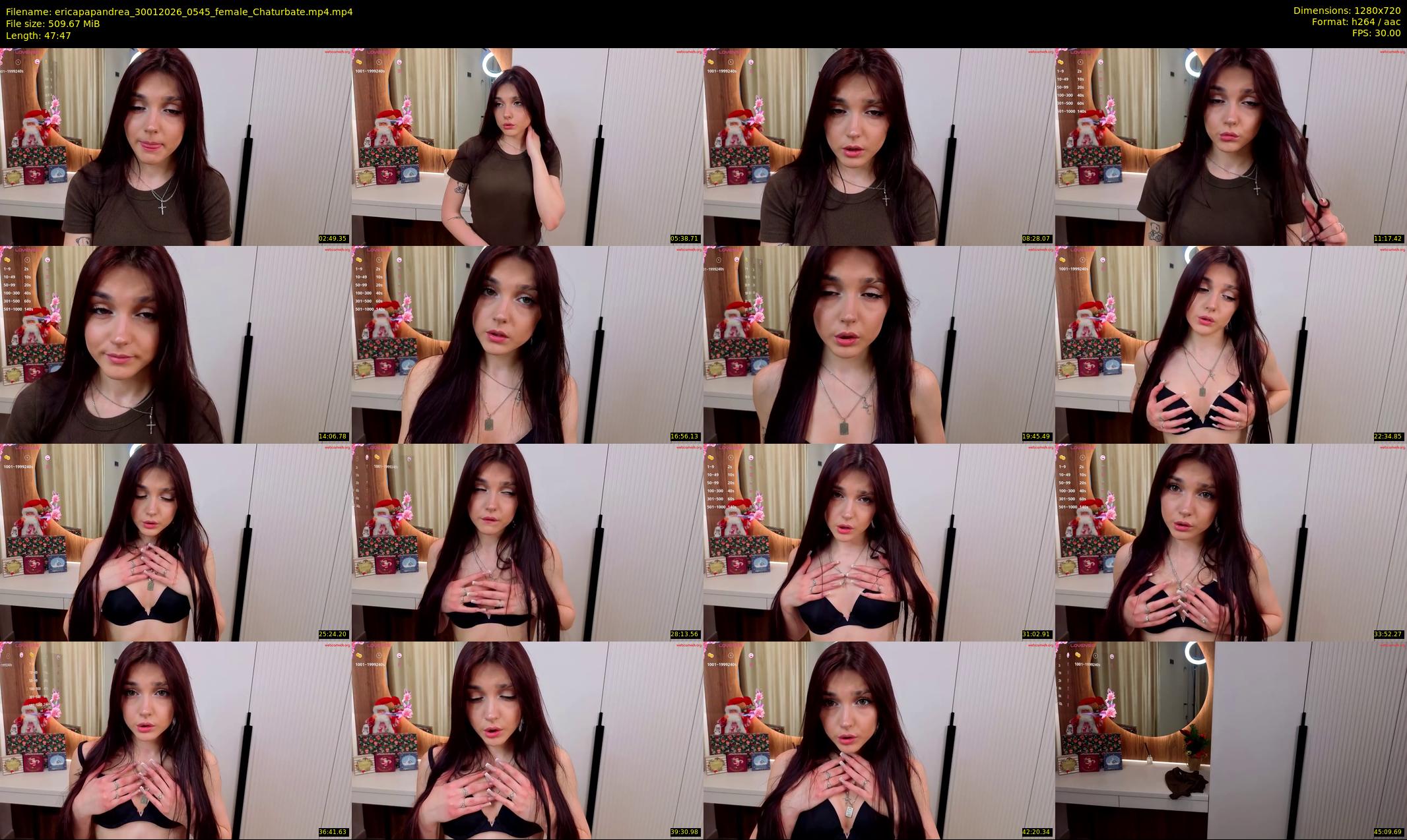ericapapandrea — 48 minute Chaturbate female cam show recording, 720p, Jan 30, 2026