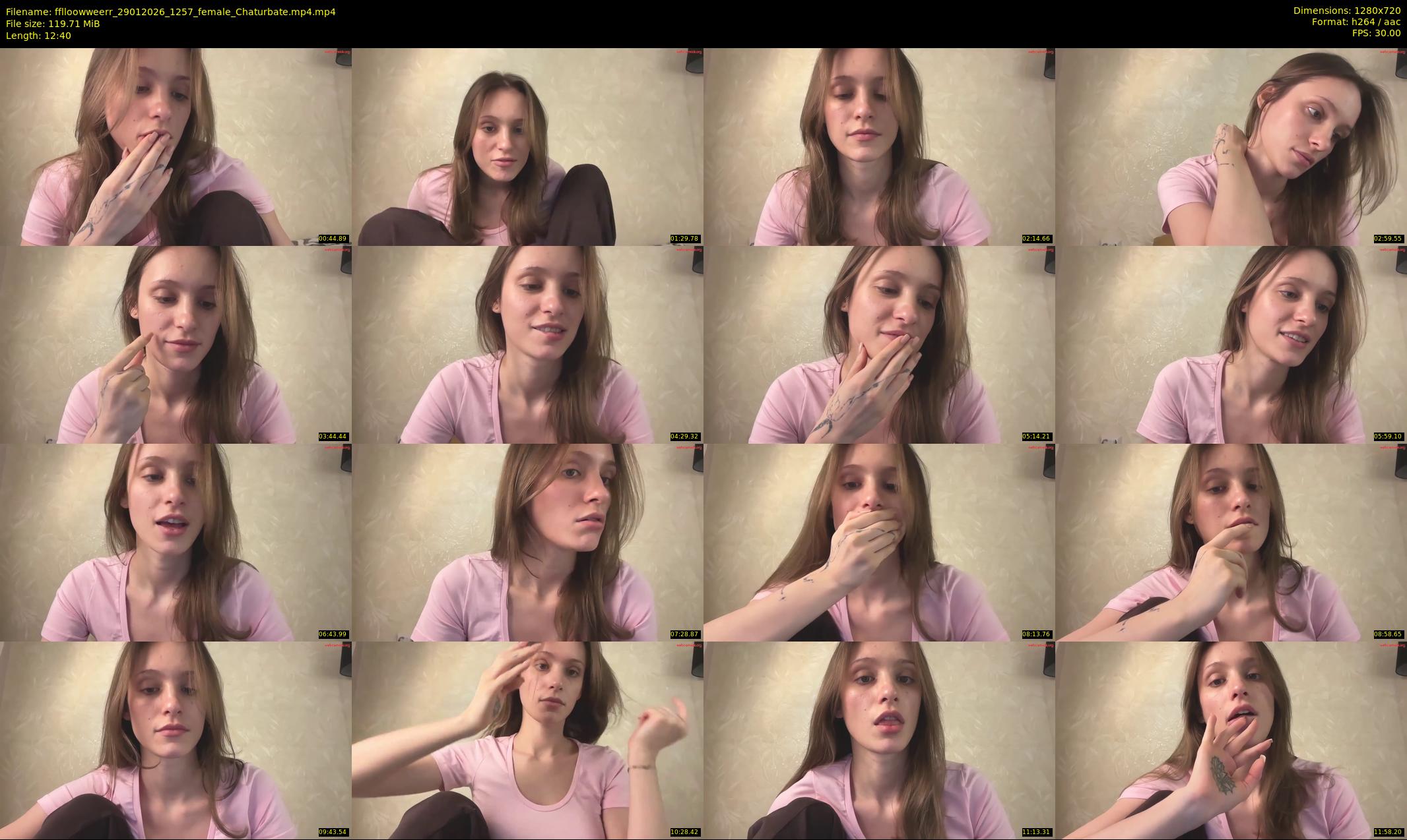 fflloowweerr — 13 minute Chaturbate couple cam show recording, 720p, Jan 29, 2026