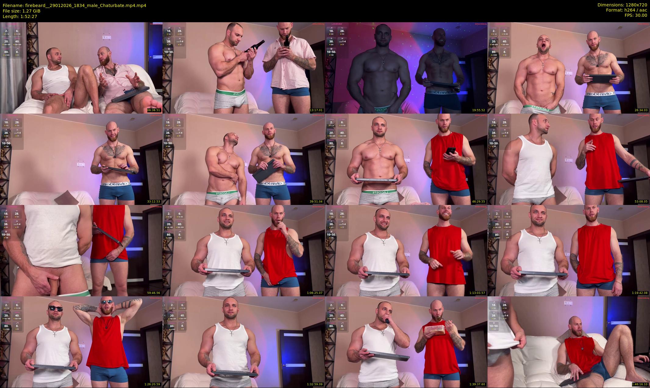 firebeard_ — 113 minute Chaturbate male cam show recording, 720p, Jan 29, 2026