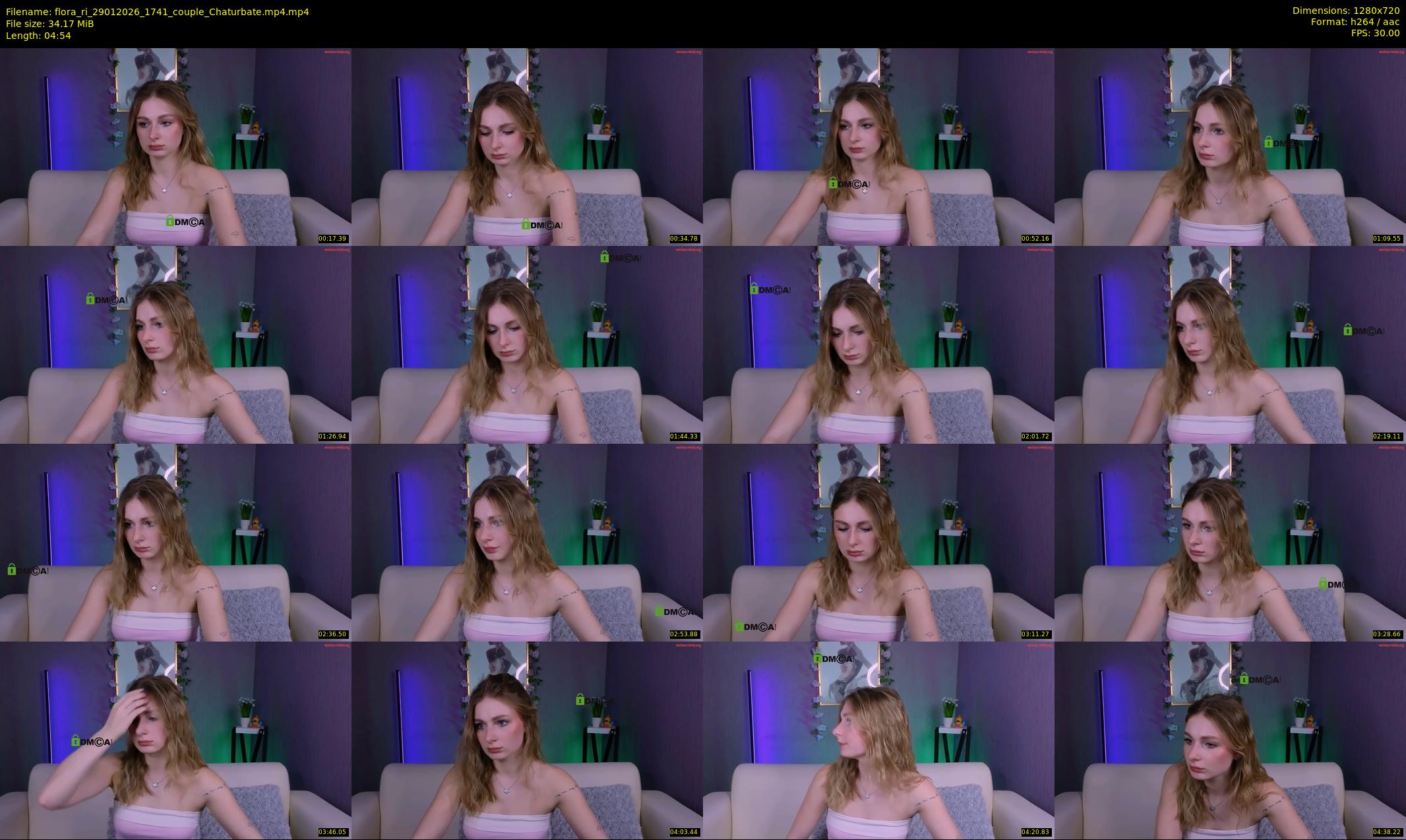 flora_ri — 5 minute Chaturbate female cam show recording, 720p, Jan 29, 2026