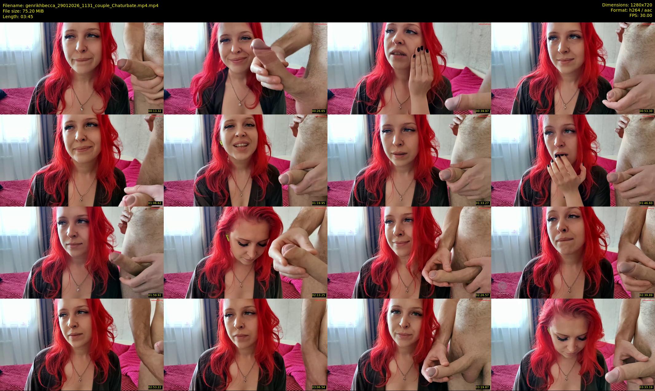 genrikhbecca — 4 minute Chaturbate couple cam show recording, 720p, Jan 29, 2026