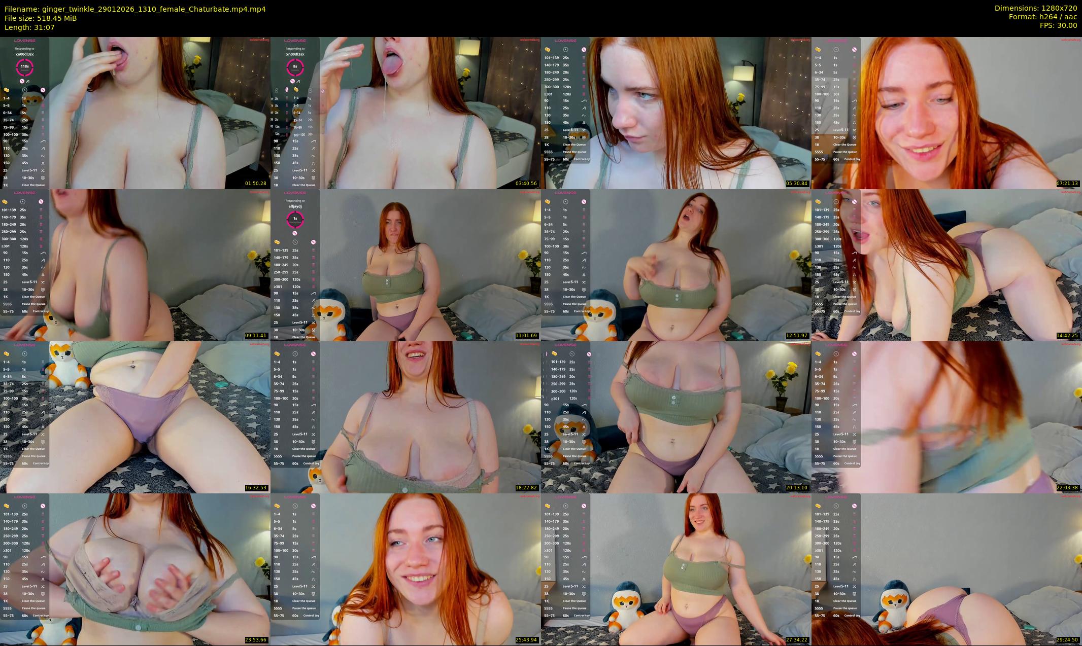 ginger_twinkle — 32 minute Chaturbate female cam show recording, 720p, Jan 29, 2026