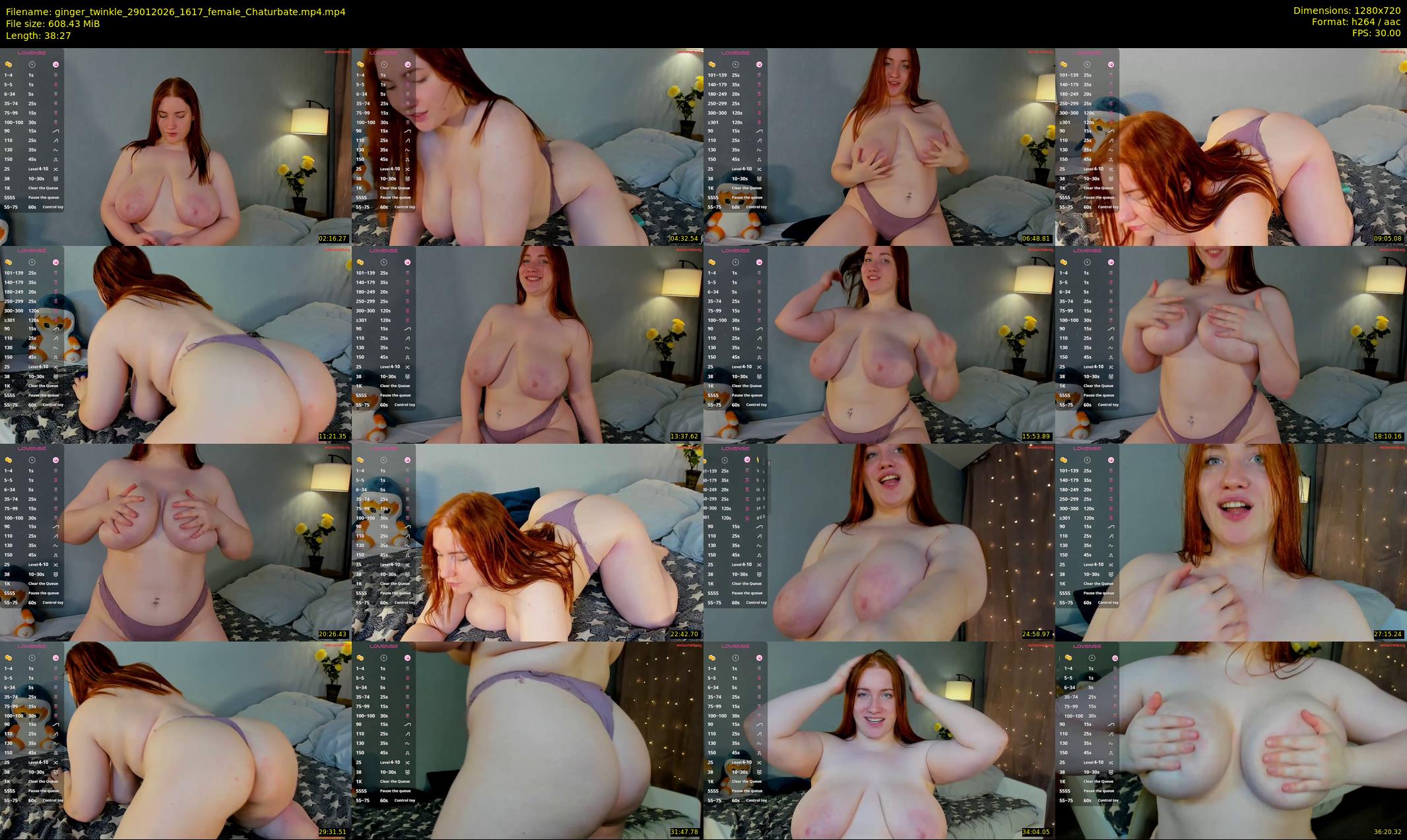ginger_twinkle — 39 minute Chaturbate female cam show recording, 720p, Jan 29, 2026