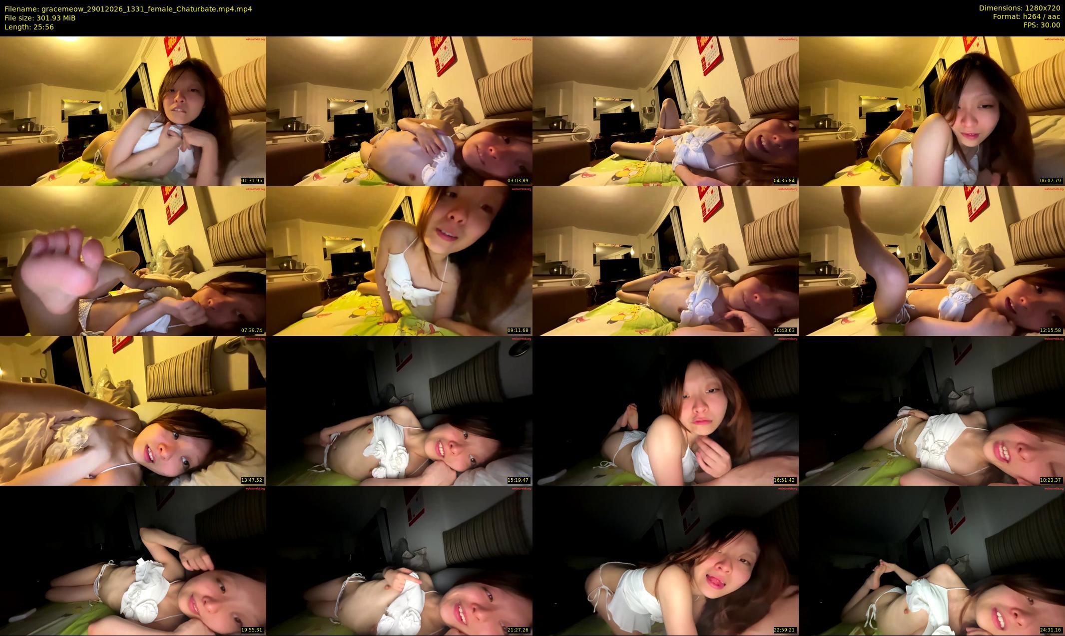 gracemeow — 26 minute Chaturbate female cam show recording, 720p, Jan 29, 2026