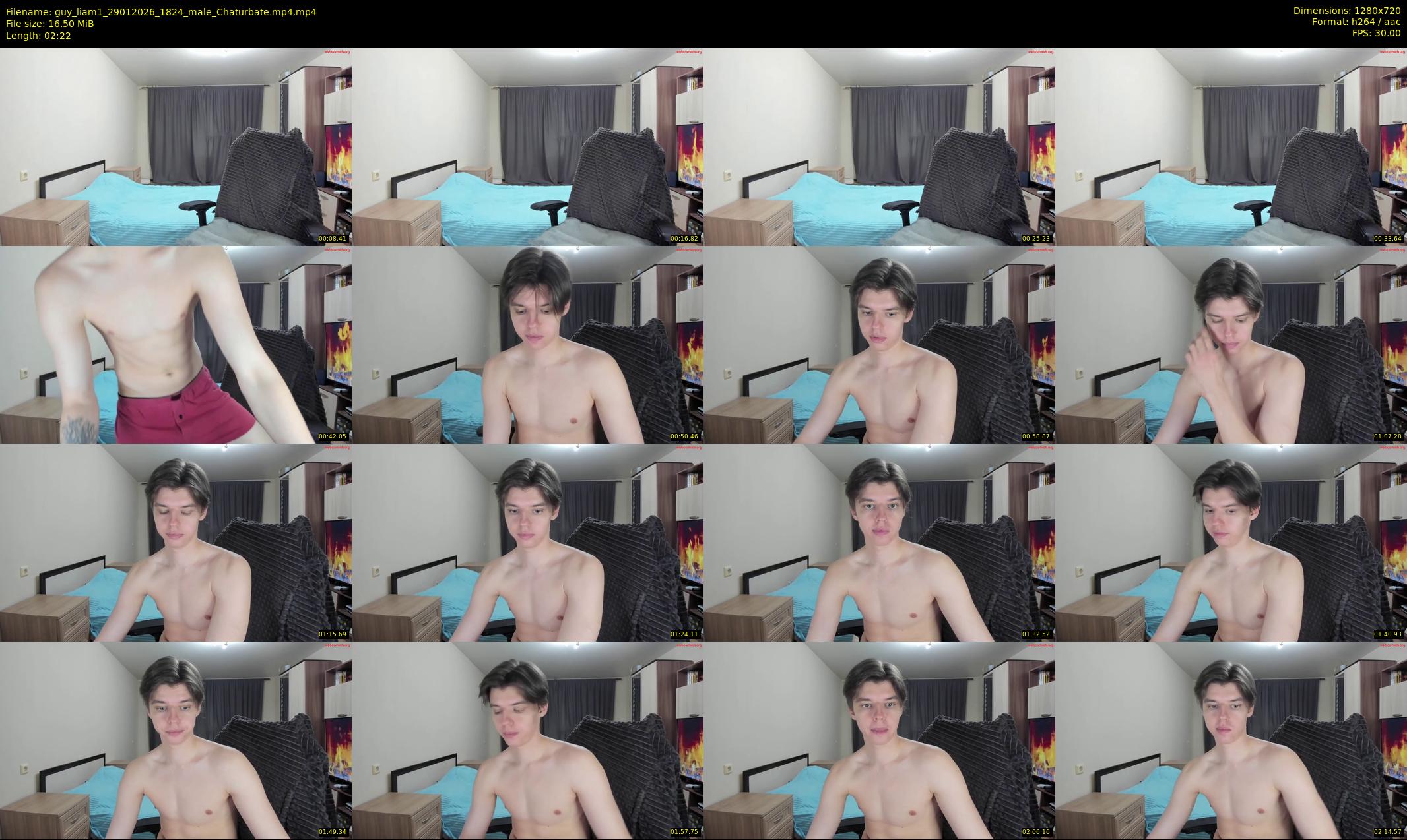 guy_liam1 — 3 minute Chaturbate male cam show recording, 720p, Jan 29, 2026