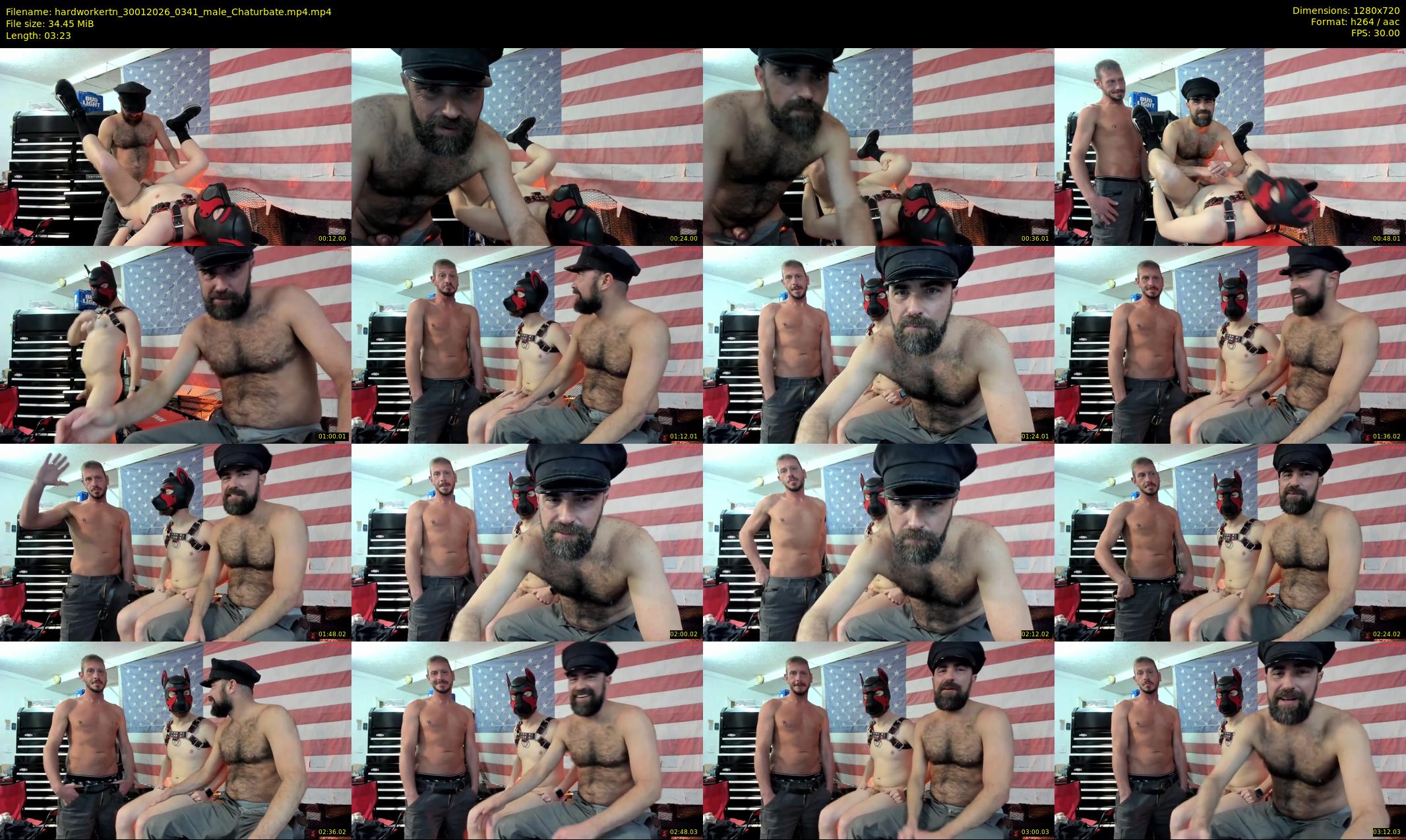 hardworkertn — 4 minute Chaturbate male cam show recording, 720p, Jan 30, 2026
