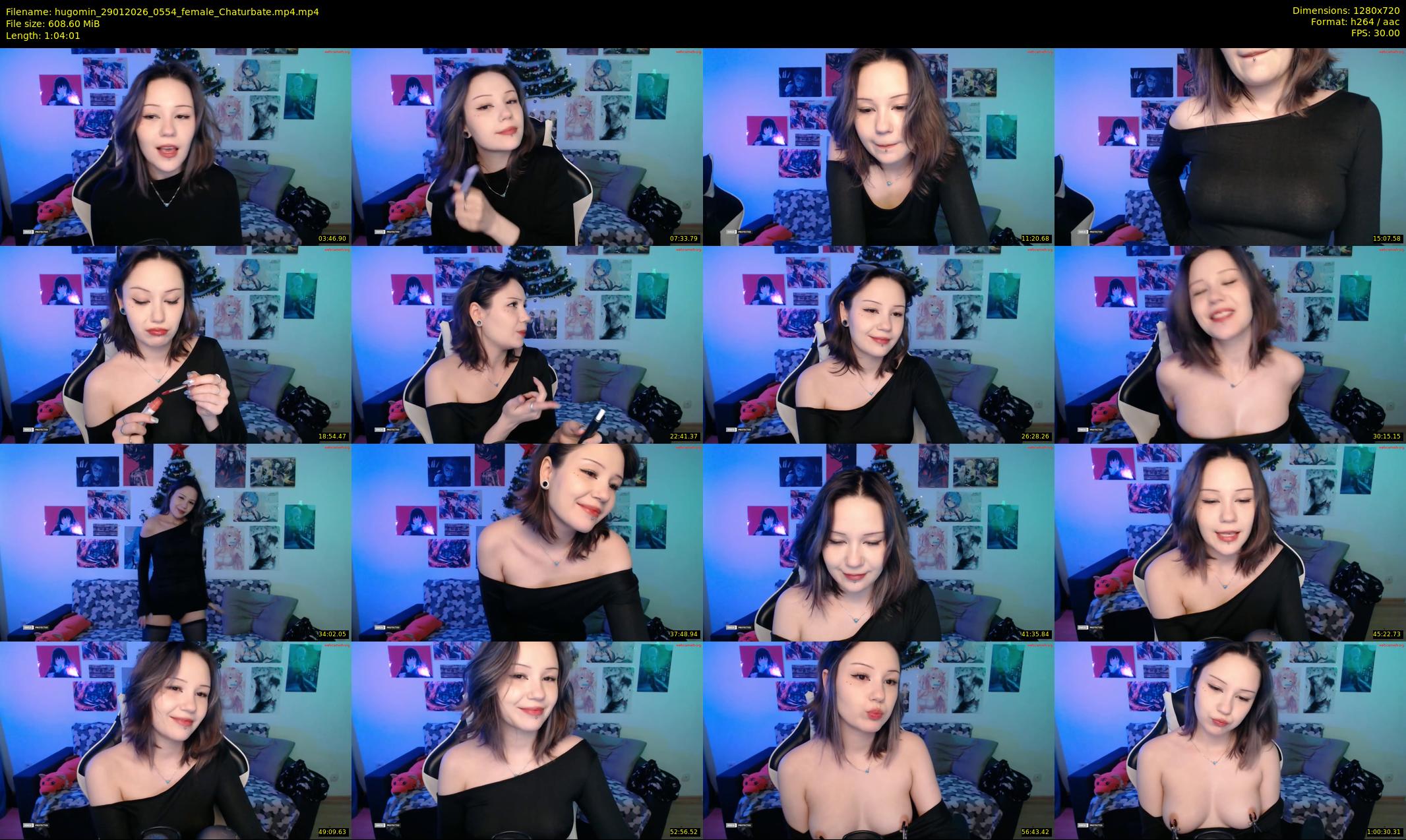 hugomin — 65 minute Chaturbate female cam show recording, 720p, Jan 29, 2026
