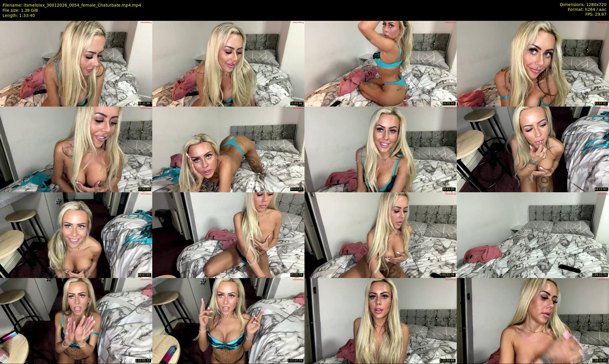 itsmelolax — 94 minute Chaturbate female cam show recording, 720p, Jan 30, 2026