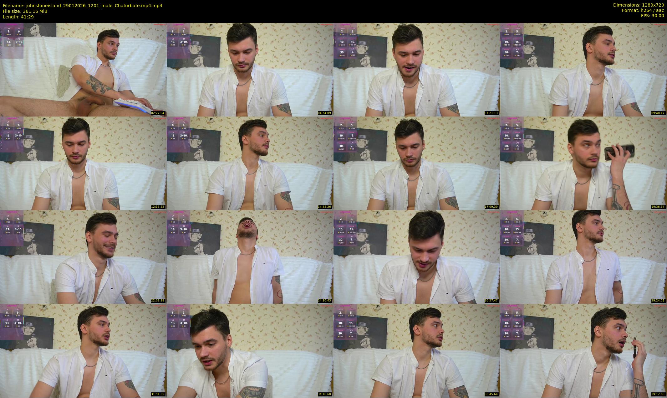 johnstoneisland — 42 minute Chaturbate male cam show recording, 720p, Jan 29, 2026