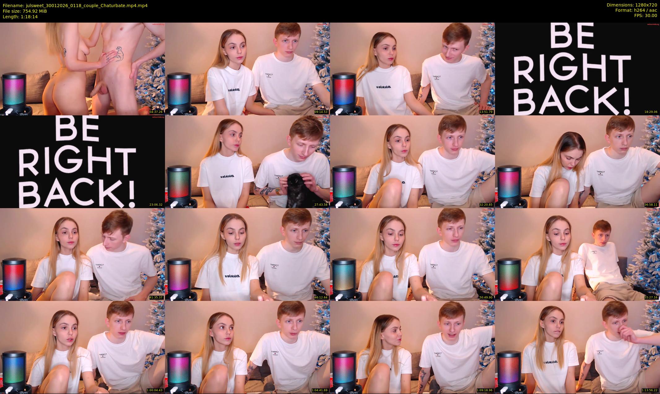 julsweet — 79 minute Chaturbate male cam show recording, 720p, Jan 30, 2026