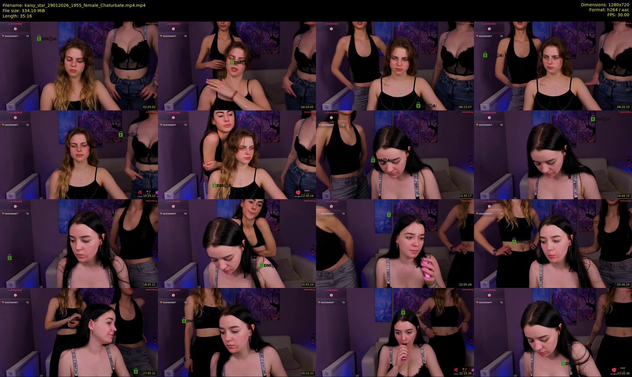 kaisy_star — 36 minute Chaturbate female cam show recording, 720p, Jan 29, 2026