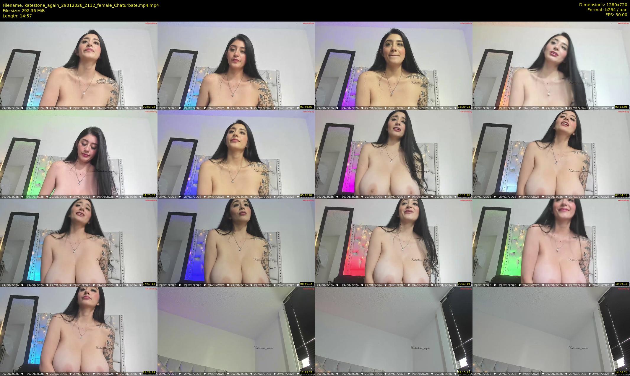 katestone_again — 15 minute Chaturbate female cam show recording, 720p, Jan 29, 2026