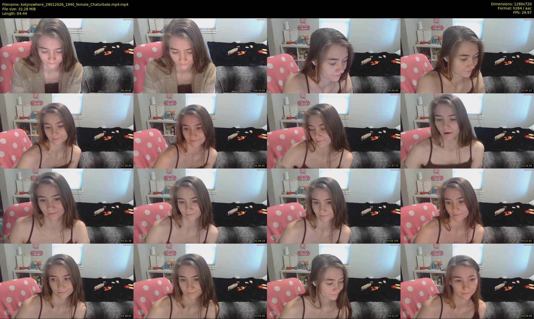 katynowhere — 5 minute Chaturbate female cam show recording, 720p, Jan 29, 2026