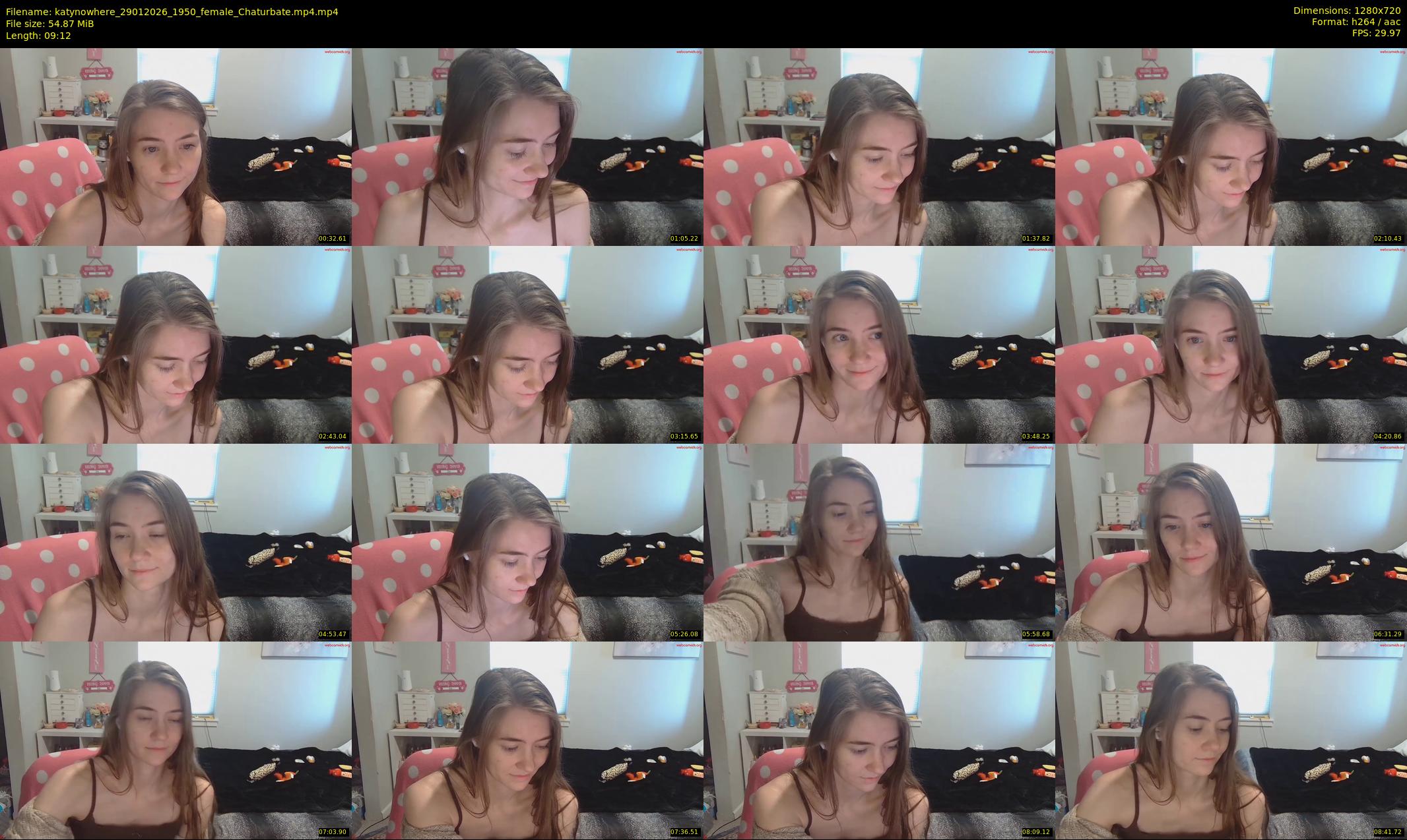 katynowhere — 10 minute Chaturbate female cam show recording, 720p, Jan 29, 2026