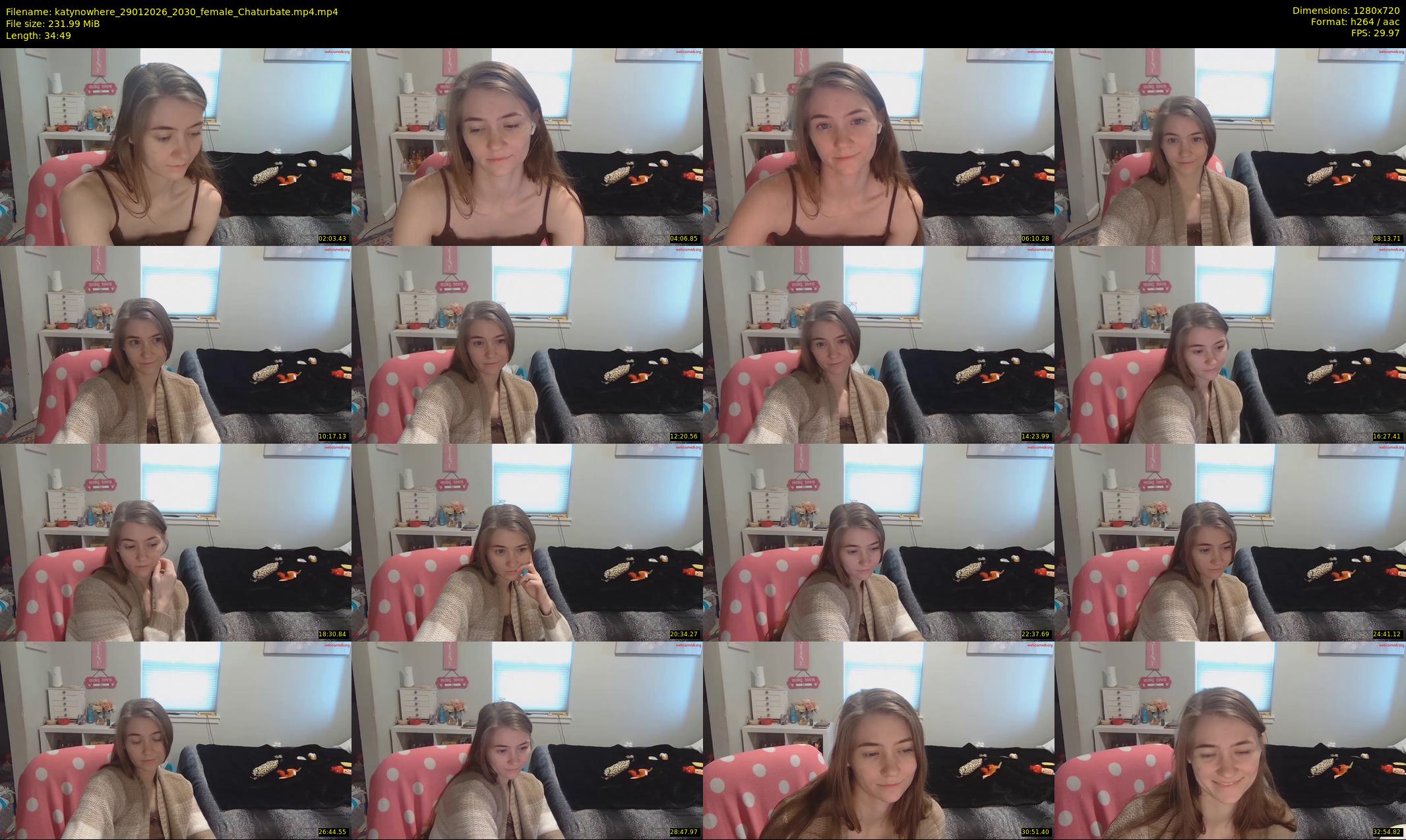 katynowhere — 35 minute Chaturbate female cam show recording, 720p, Jan 29, 2026