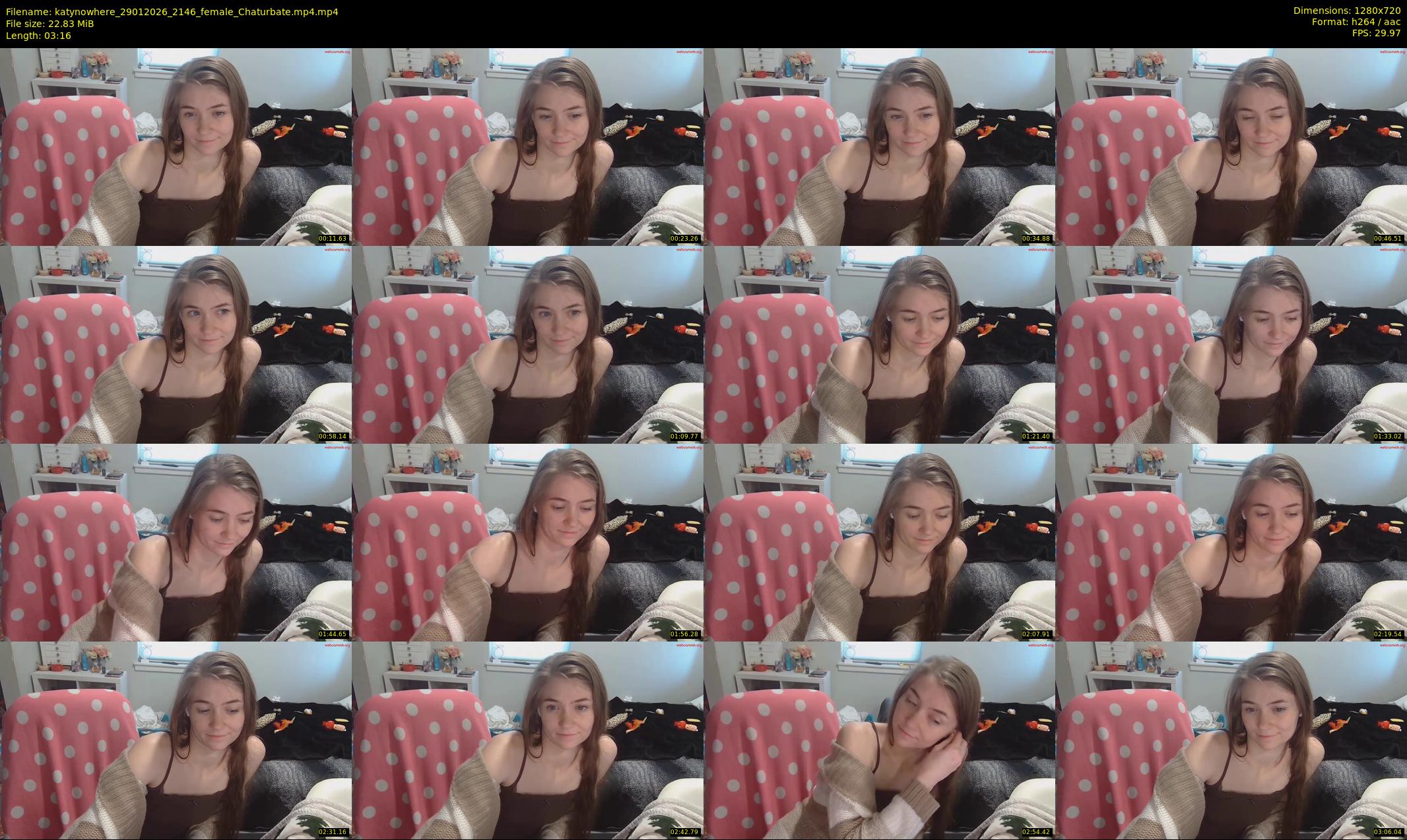 katynowhere — 4 minute Chaturbate female cam show recording, 720p, Jan 29, 2026