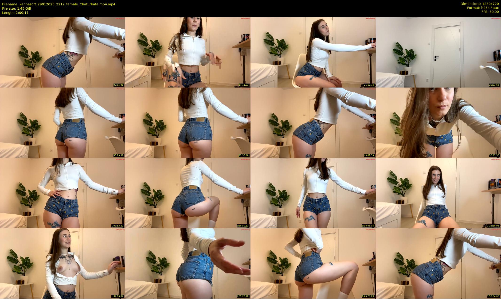 kennasoft — 121 minute Chaturbate female cam show recording, 720p, Jan 29, 2026