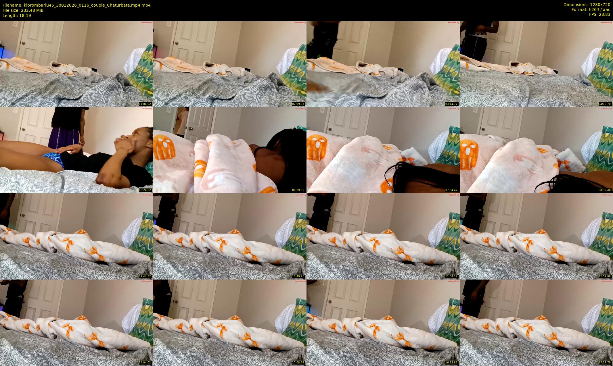 kibrombariu45 — 19 minute Chaturbate couple cam show recording, 720p, Jan 30, 2026