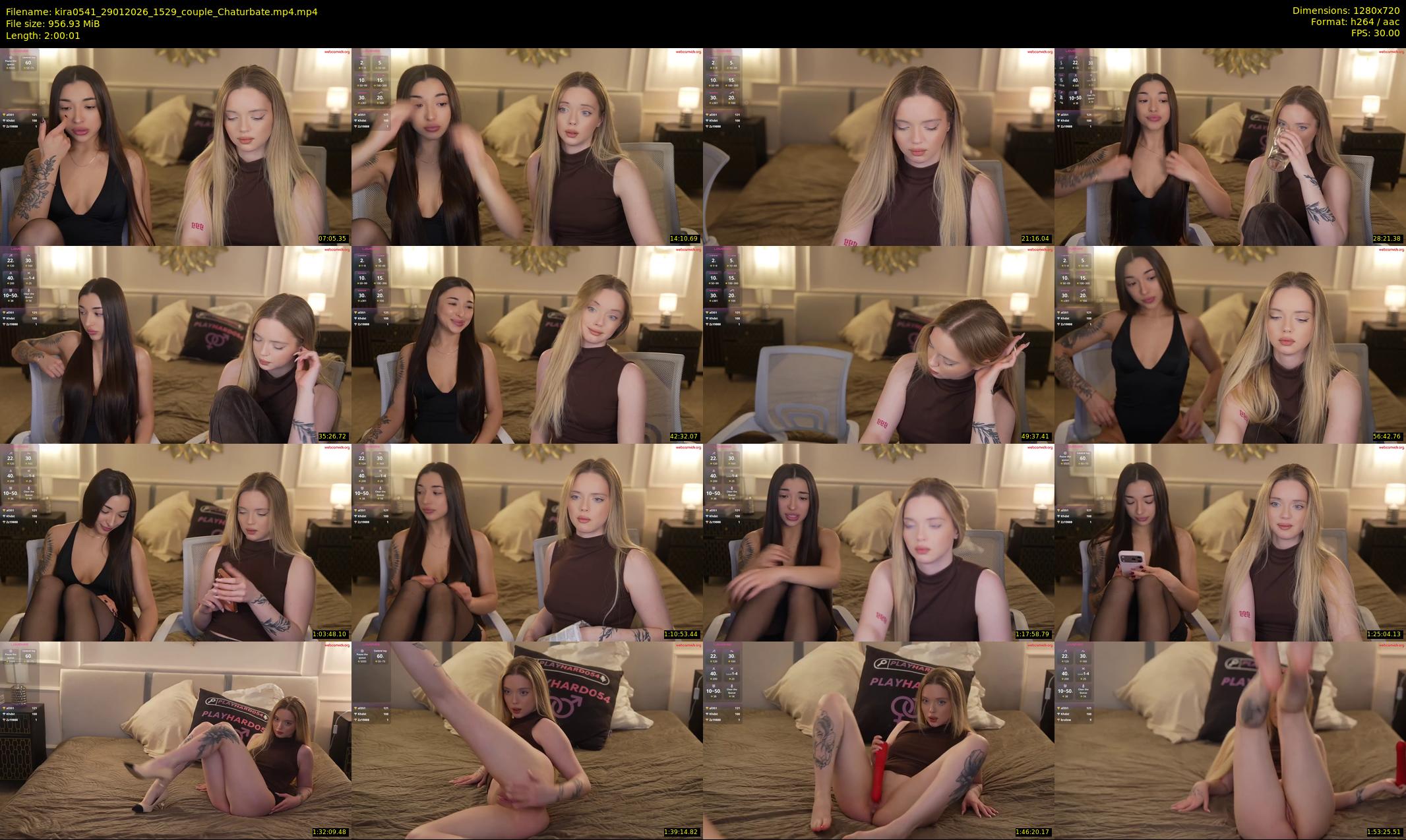 kira0541 — 121 minute Chaturbate couple cam show recording, 720p, Jan 29, 2026