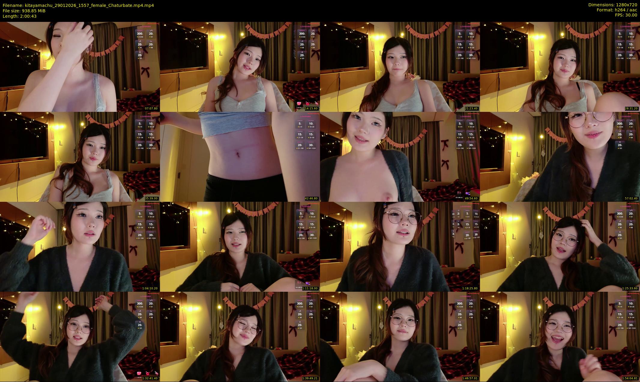 kitayamachu — 121 minute Chaturbate female cam show recording, 720p, Jan 29, 2026