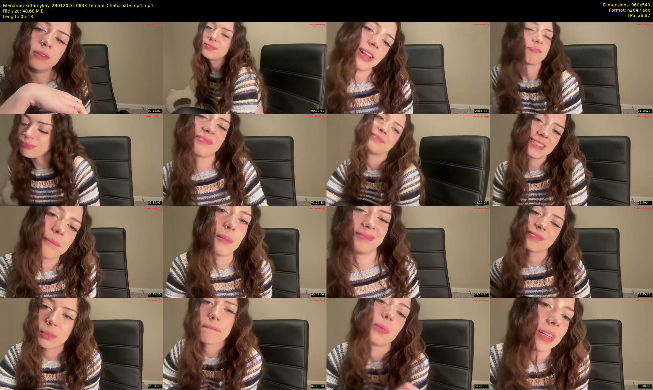 kr3amykay — 6 minute Chaturbate female cam show recording, 480p, Jan 29, 2026