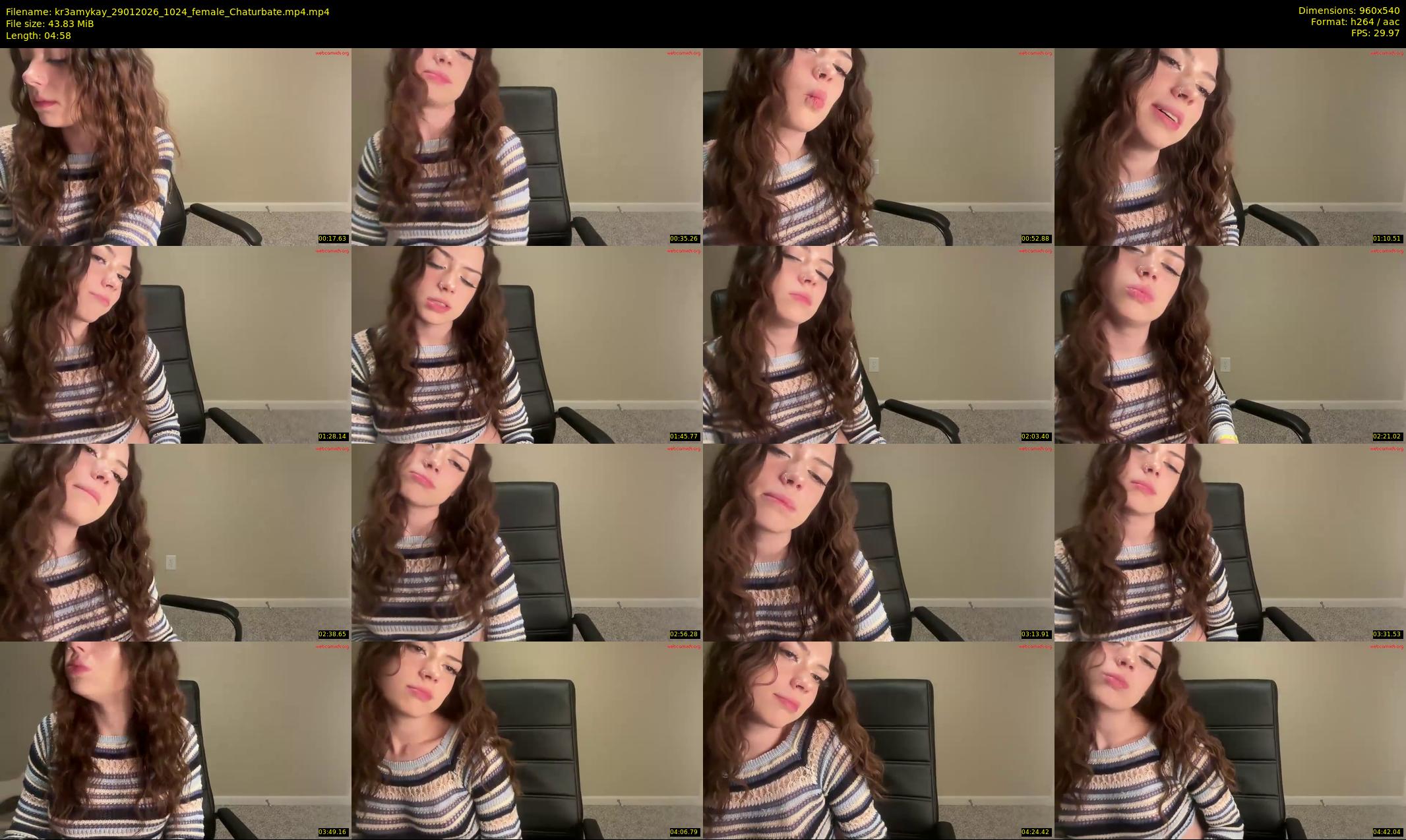 kr3amykay — 5 minute Chaturbate female cam show recording, 480p, Jan 29, 2026