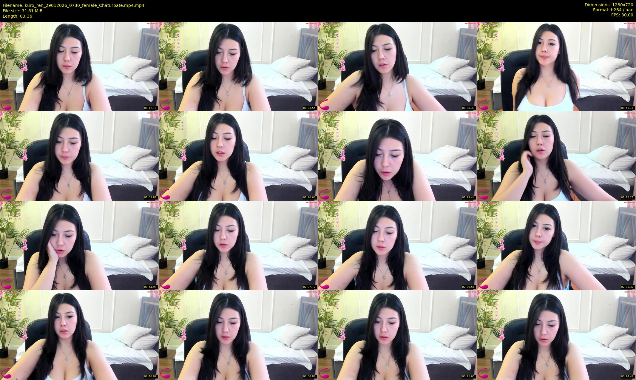 kuro_ren — 4 minute Chaturbate female cam show recording, 720p, Jan 29, 2026
