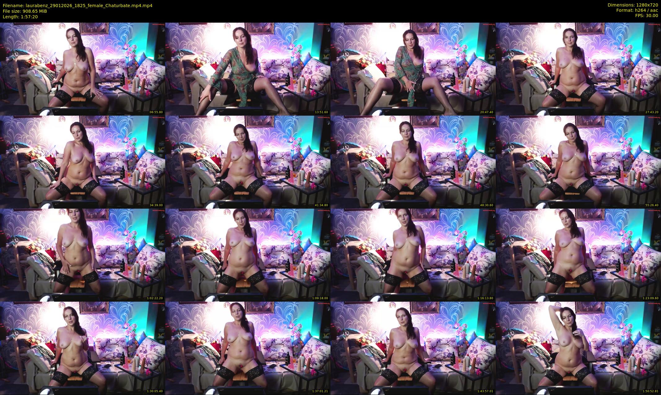 laurabenz — 118 minute Chaturbate female cam show recording, 720p, Jan 29, 2026