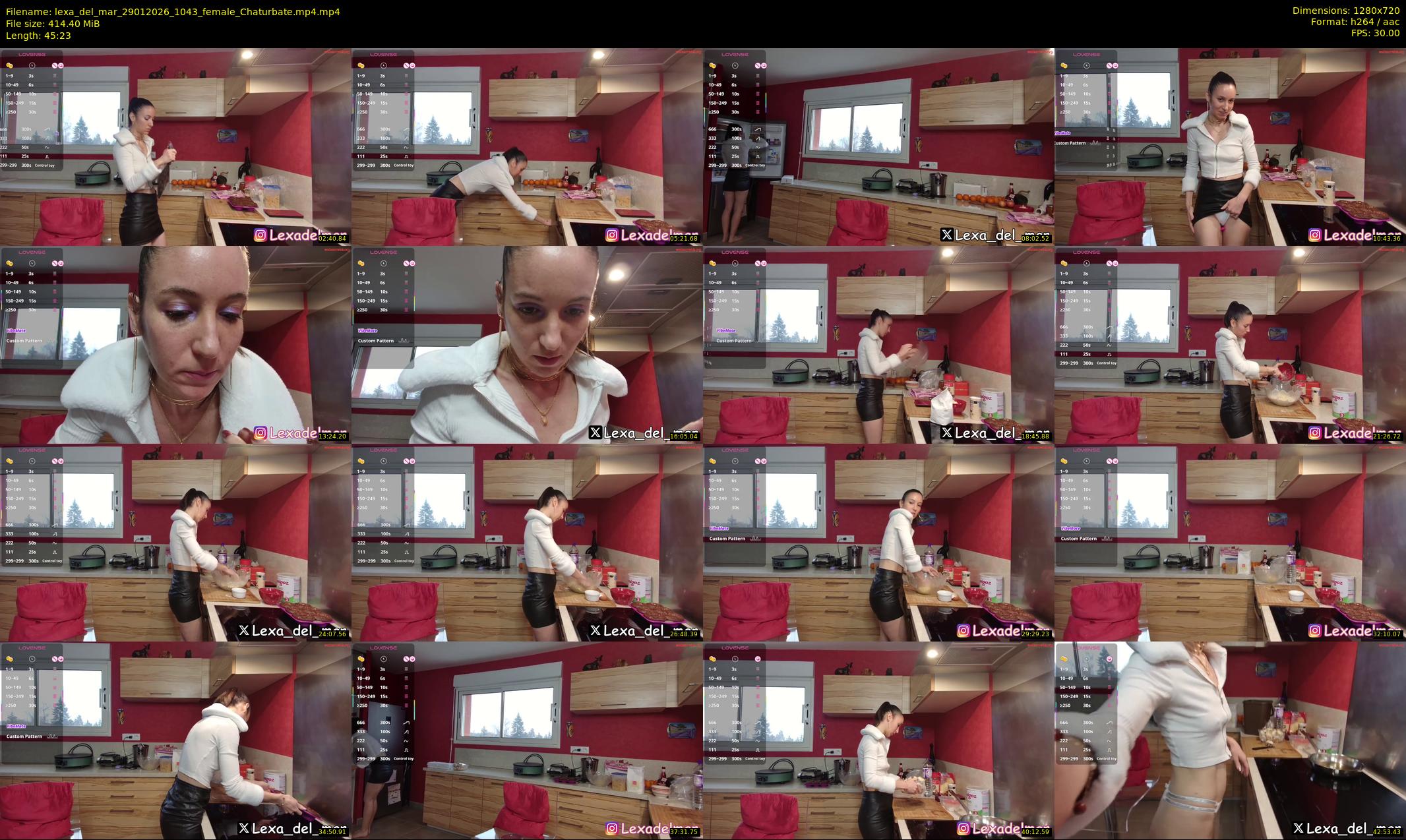 lexa_del_mar — 46 minute Chaturbate female cam show recording, 720p, Jan 29, 2026