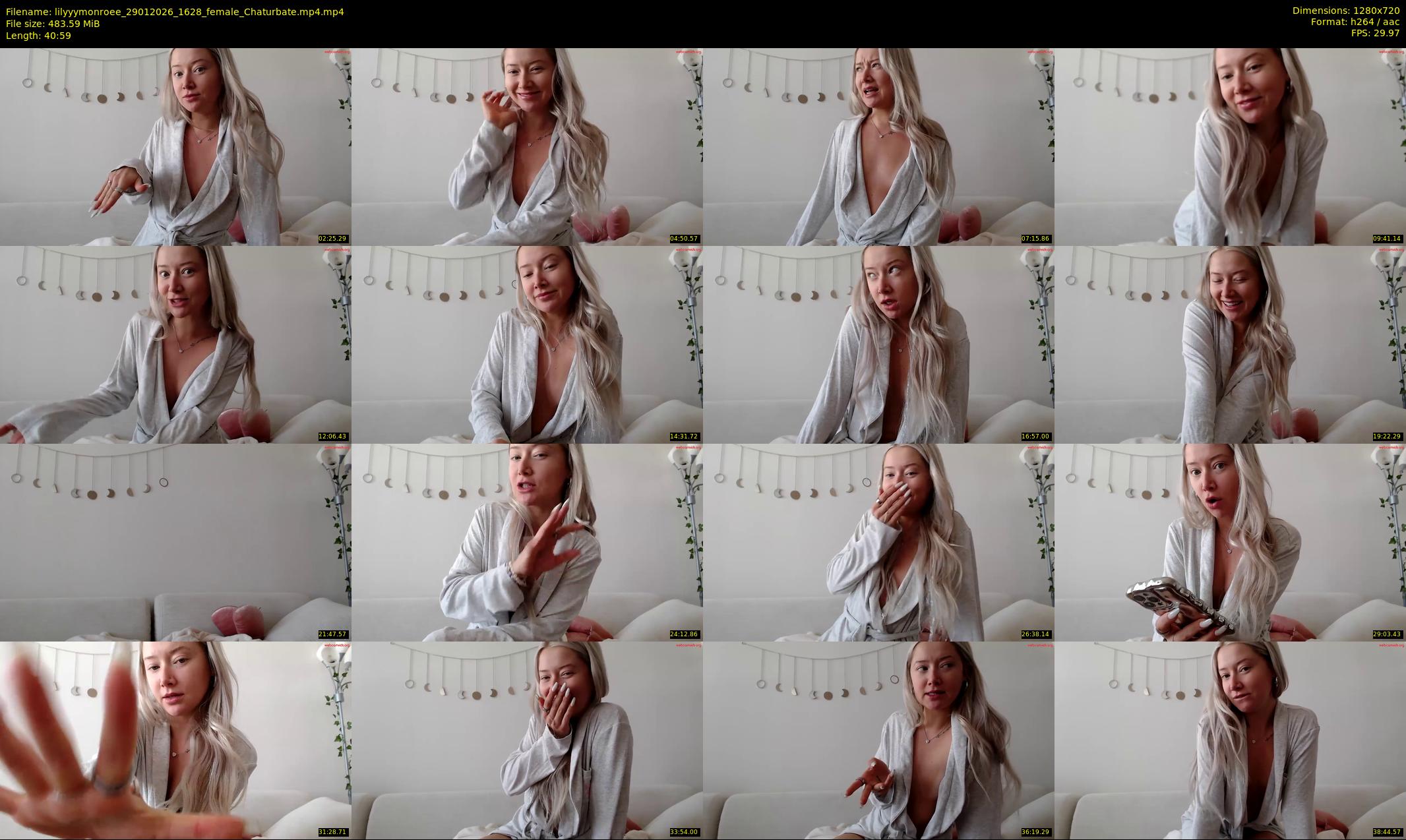 lilyyymonroee — 41 minute Chaturbate female cam show recording, 720p, Jan 29, 2026