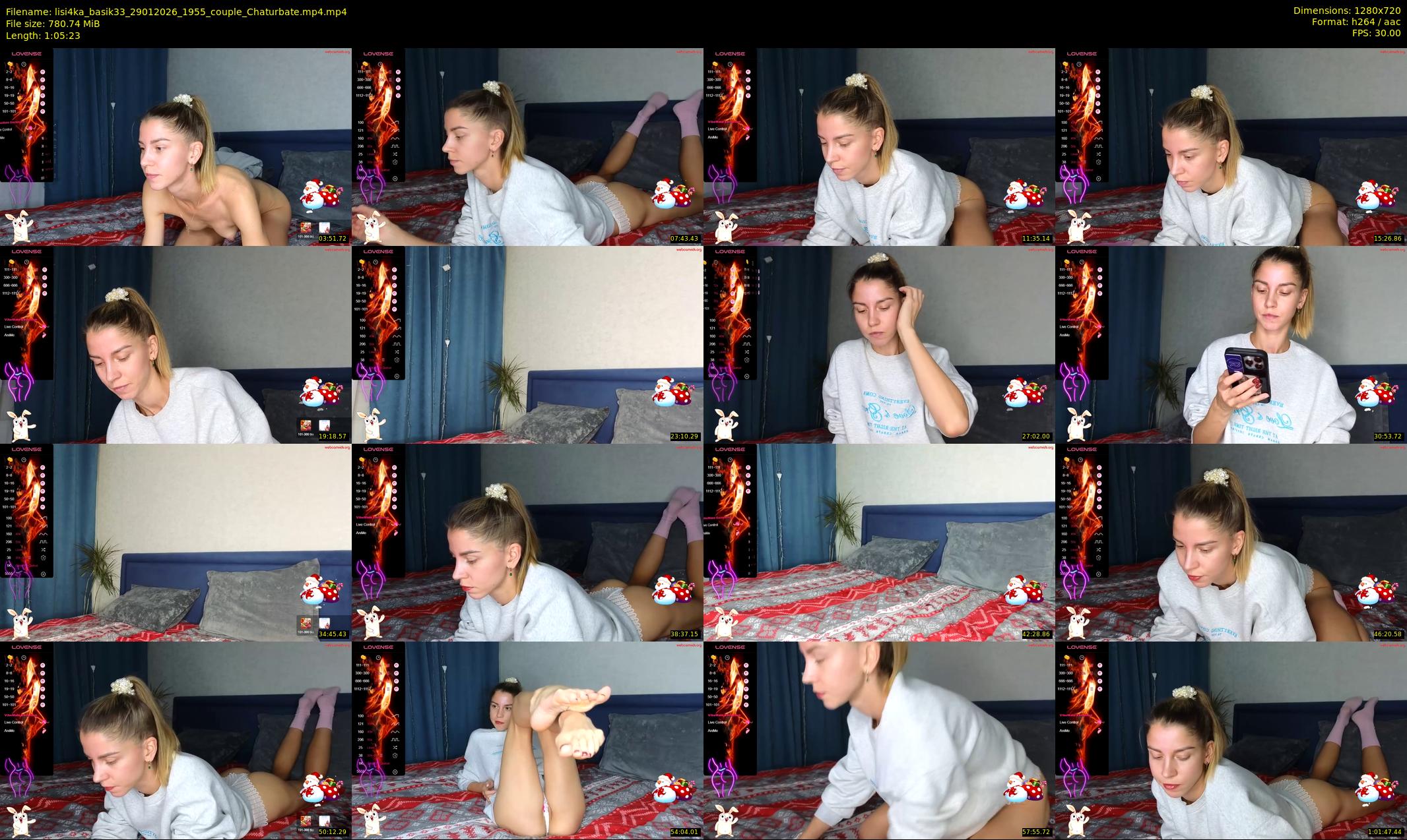 lisi4ka_basik33 — 66 minute Chaturbate couple cam show recording, 720p, Jan 29, 2026