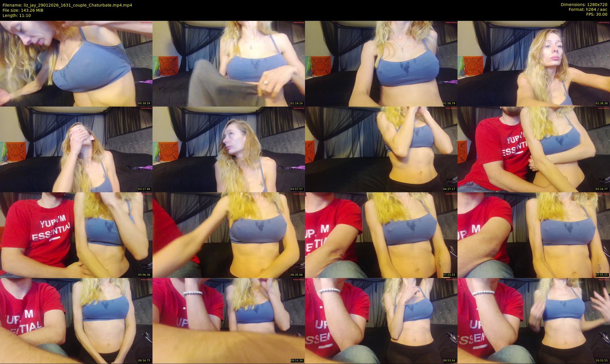 liz_jay — 12 minute Chaturbate couple cam show recording, 720p, Jan 29, 2026