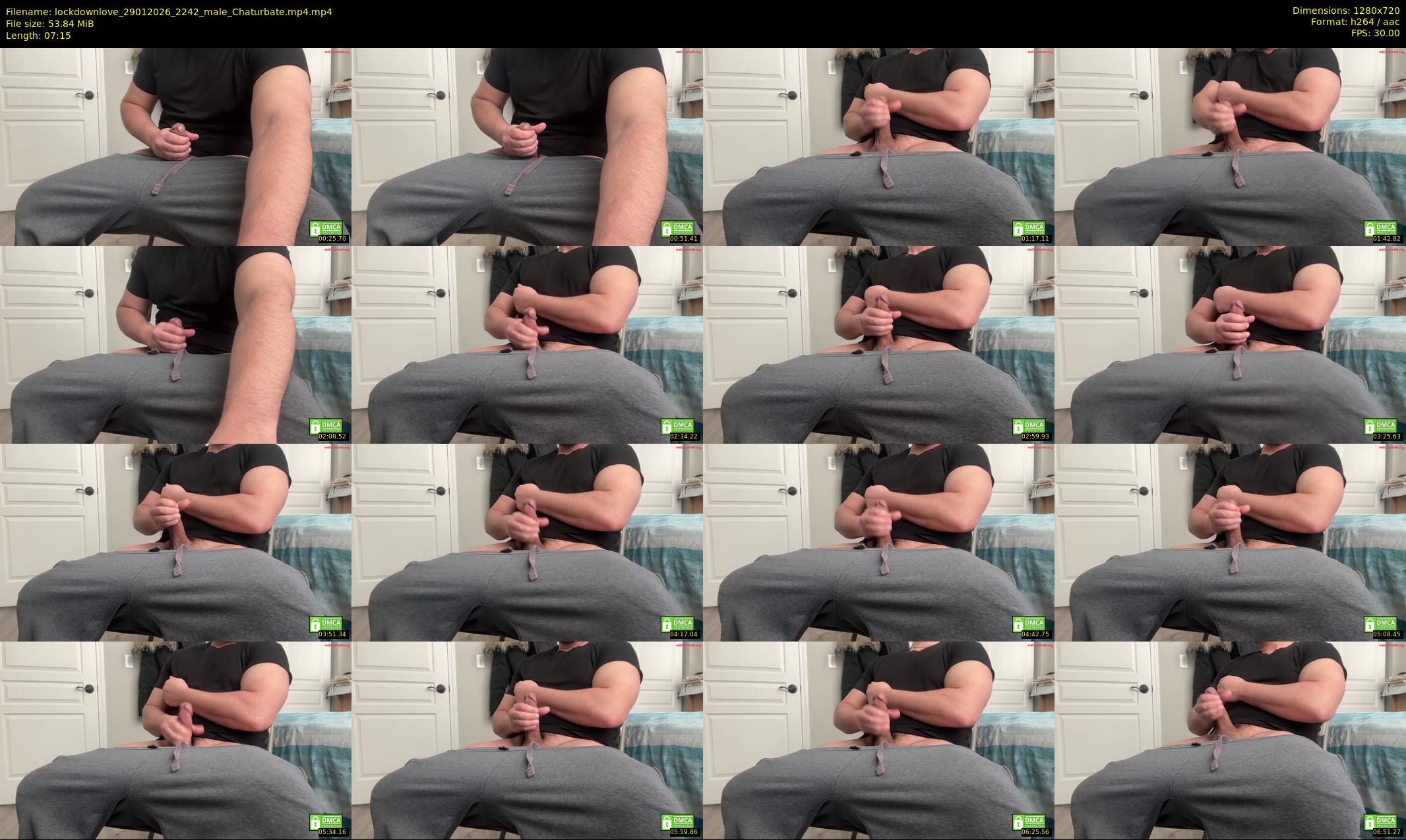 lockdownlove — 8 minute Chaturbate male cam show recording, 720p, Jan 29, 2026