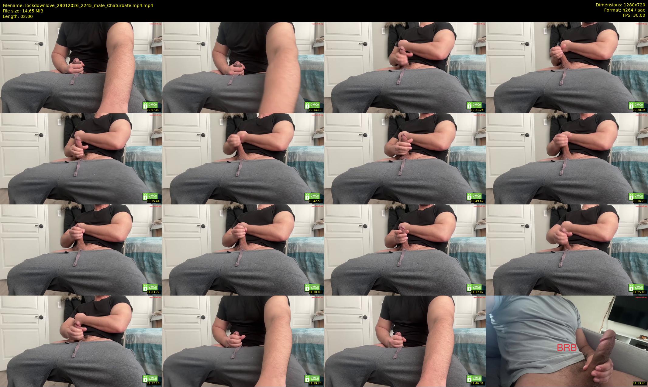 lockdownlove — 2 minute Chaturbate male cam show recording, 720p, Jan 29, 2026