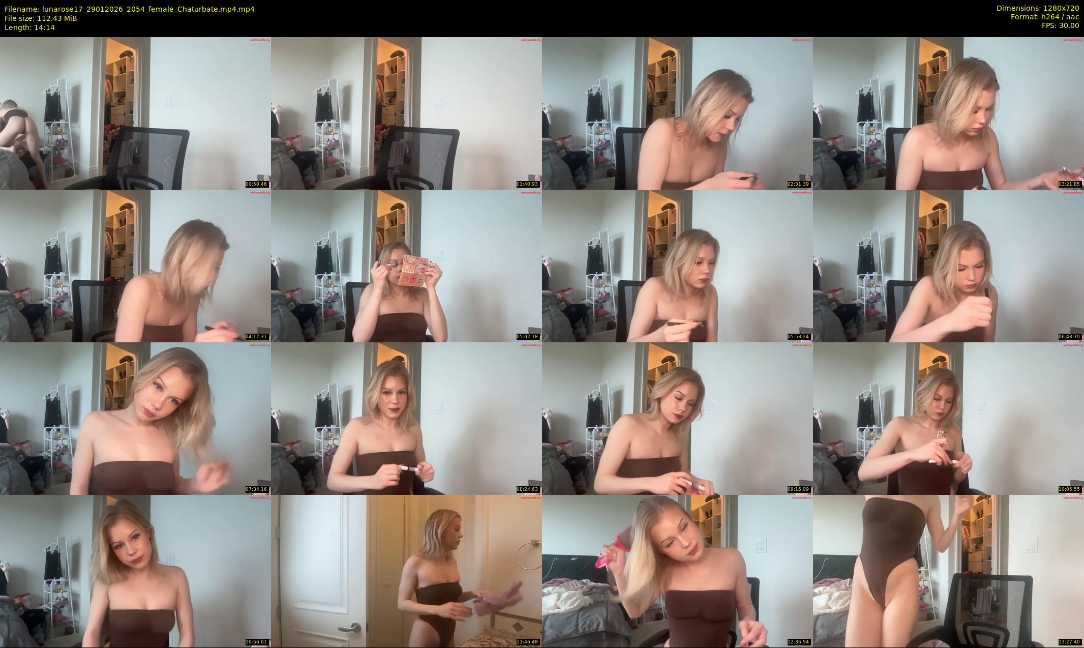 lunarose17 — 15 minute Chaturbate female cam show recording, 720p, Jan 29, 2026