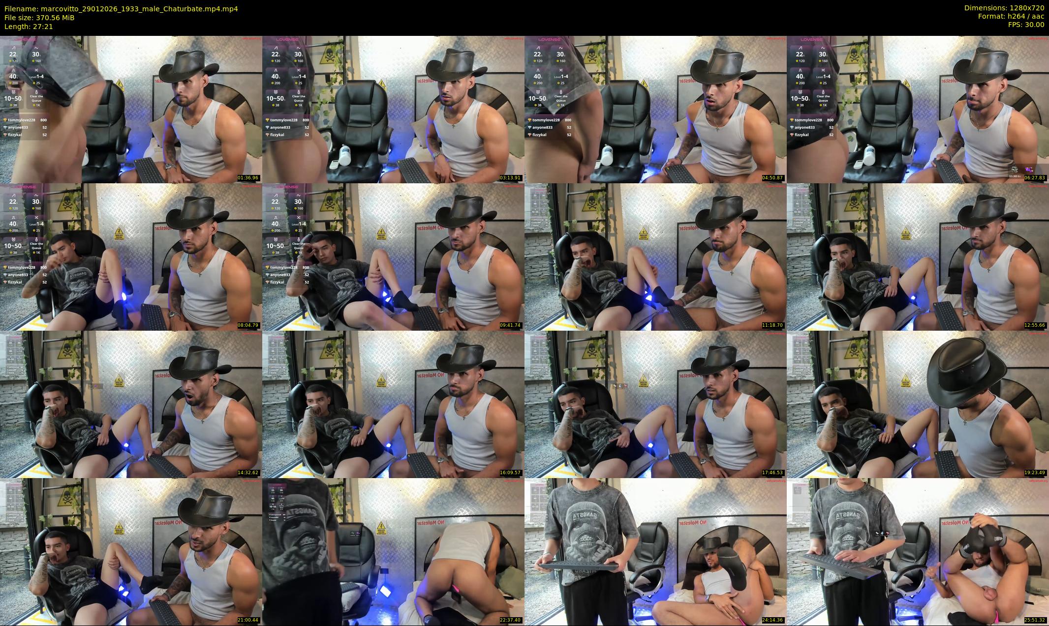 marcovitto — 28 minute Chaturbate couple cam show recording, 720p, Jan 29, 2026