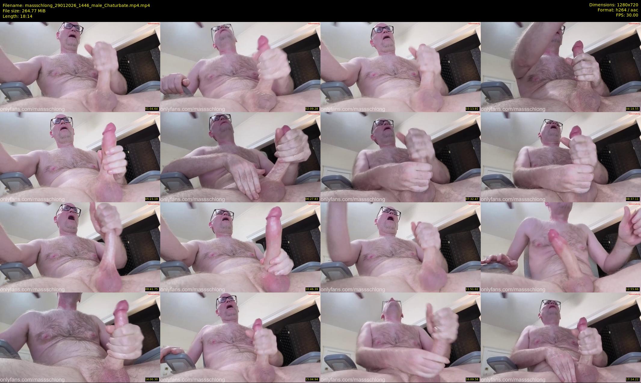 massschlong — 19 minute Chaturbate male cam show recording, 720p, Jan 29, 2026