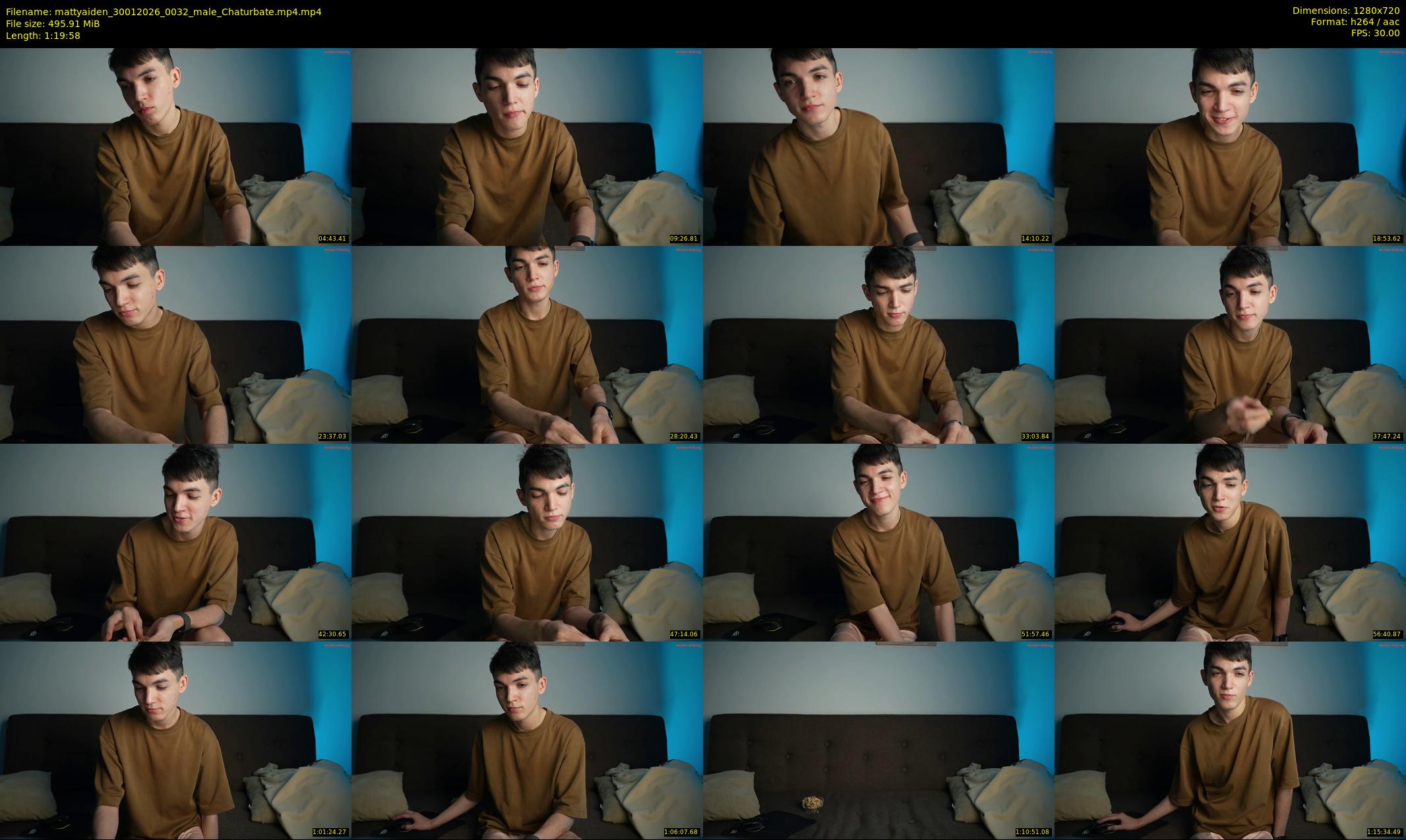 mattyaiden — 80 minute Chaturbate male cam show recording, 720p, Jan 30, 2026