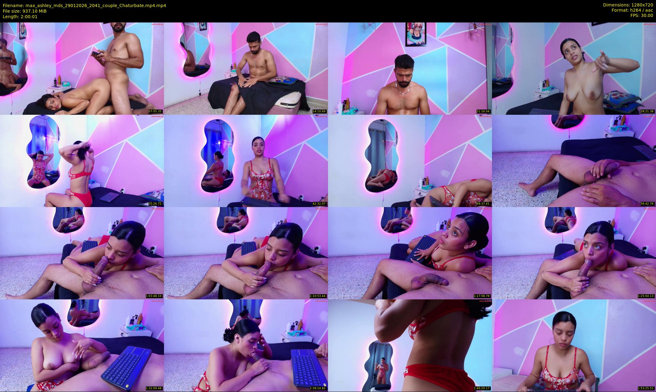 max_ashley_mds — 121 minute Chaturbate couple cam show recording, 720p, Jan 29, 2026