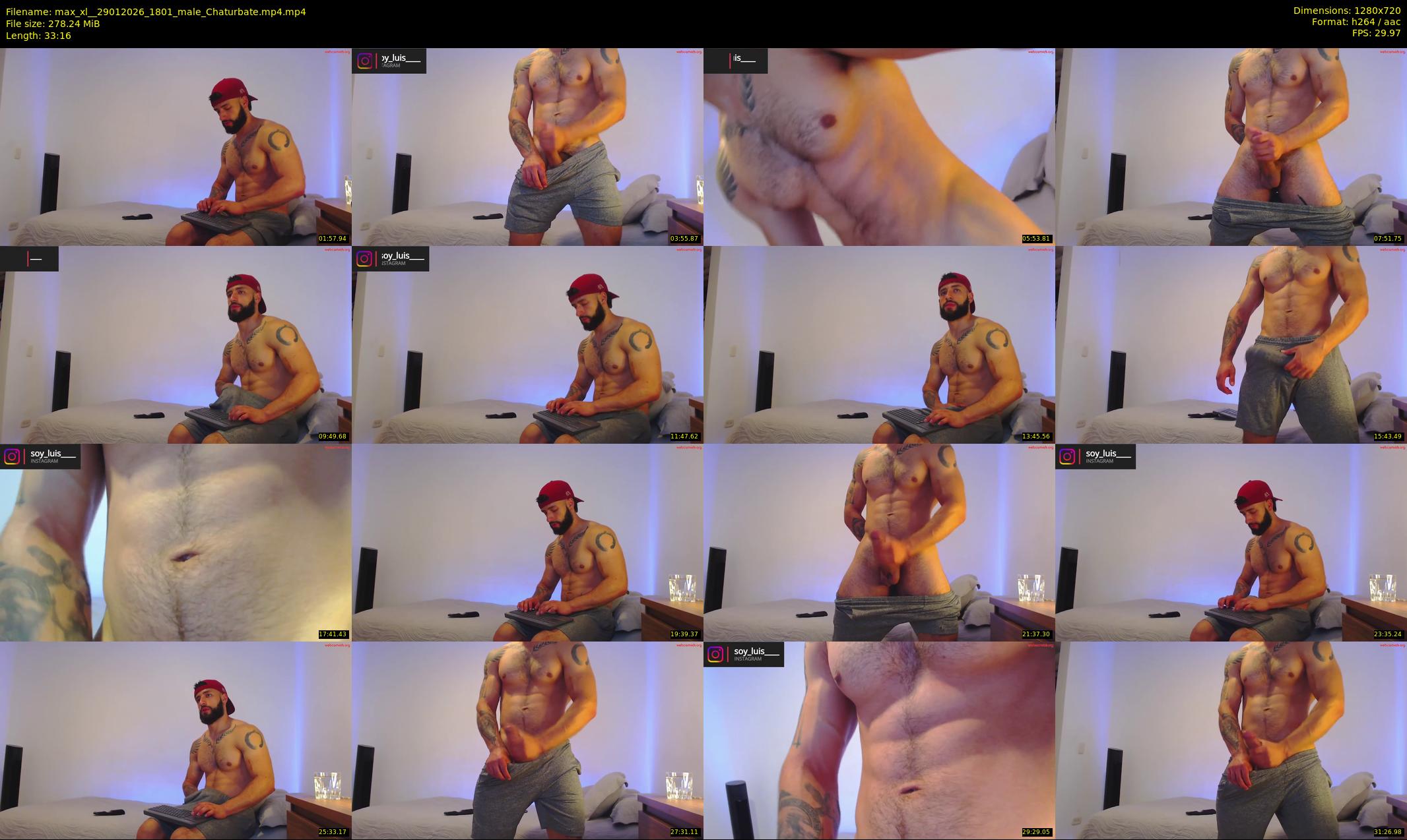 max_xl_ — 34 minute Chaturbate male cam show recording, 720p, Jan 29, 2026