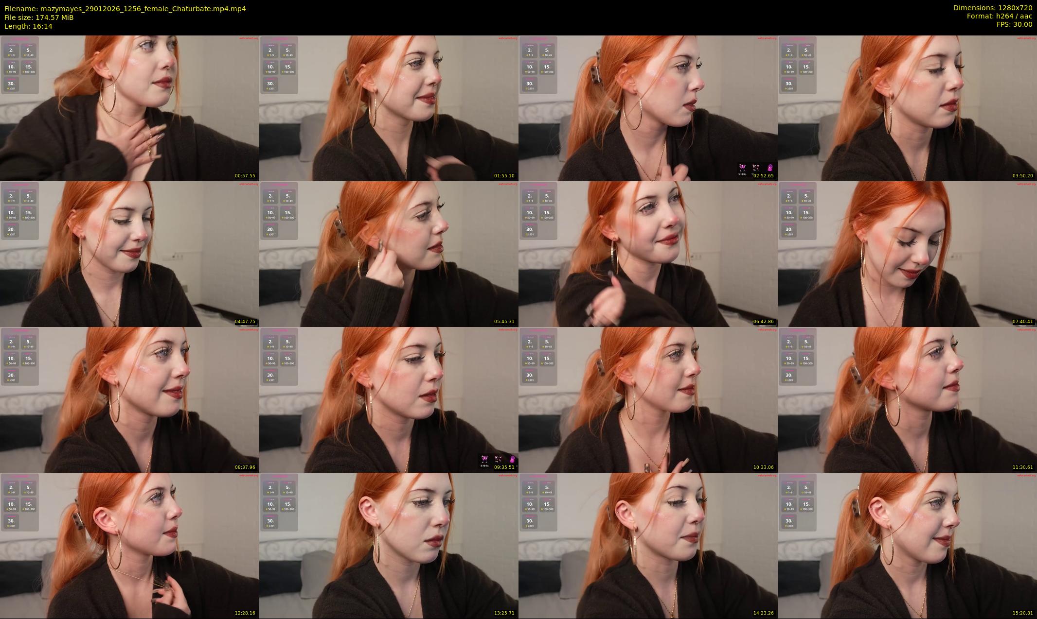 mazymayes — 17 minute Chaturbate female cam show recording, 720p, Jan 29, 2026