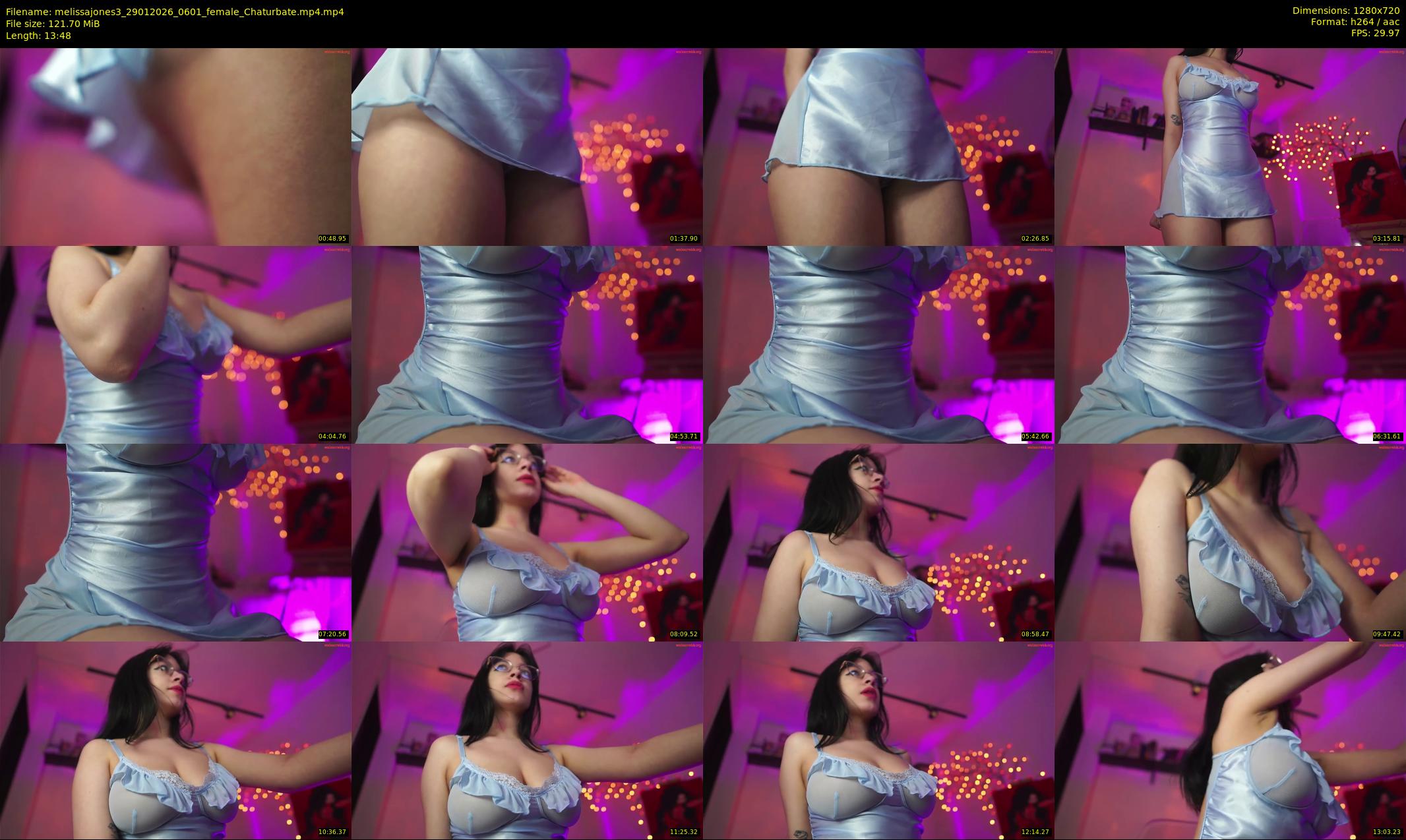 melissajones3 — 14 minute Chaturbate female cam show recording, 720p, Jan 29, 2026