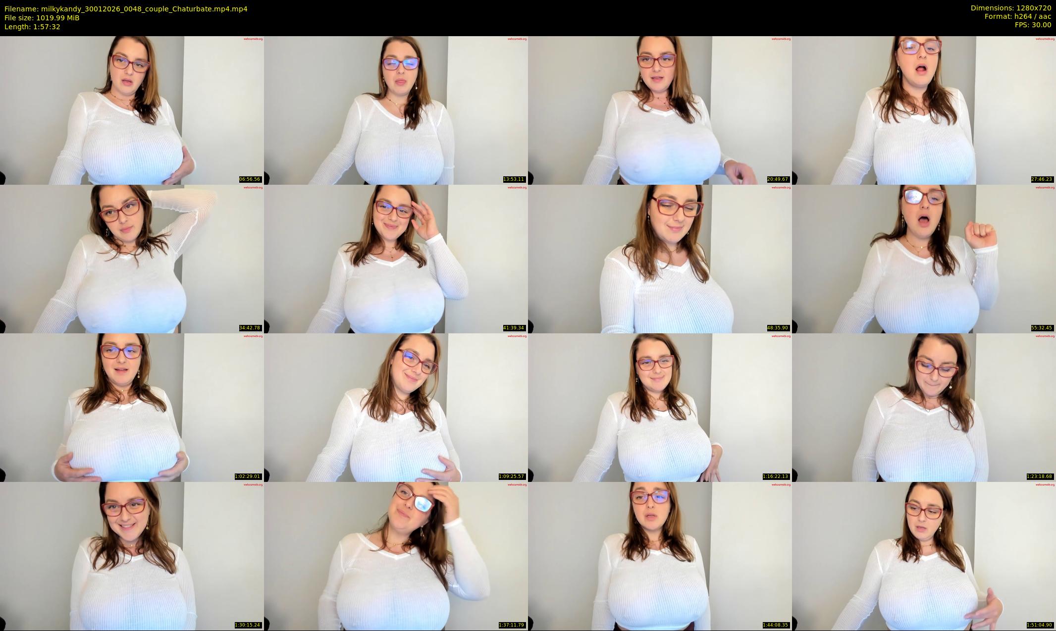milkykandy — 118 minute Chaturbate female cam show recording, 720p, Jan 30, 2026