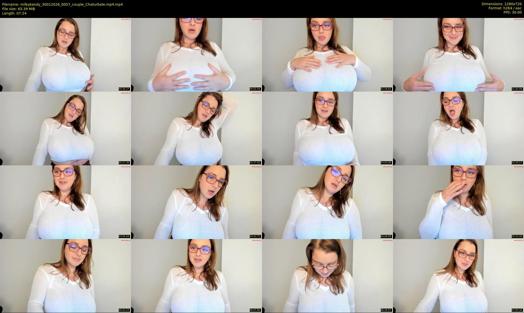 milkykandy — 8 minute Chaturbate female cam show recording, 720p, Jan 30, 2026