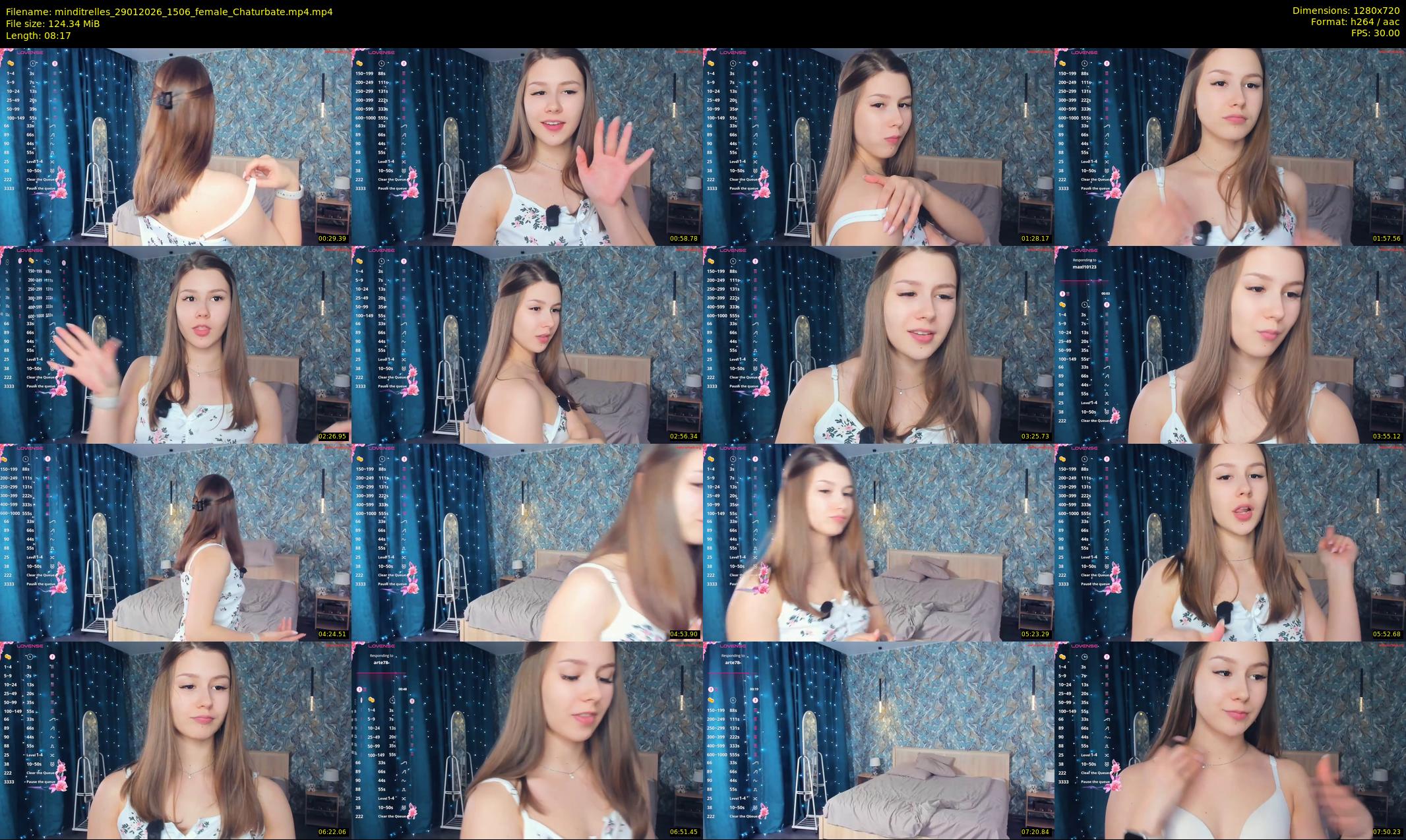 minditrelles — 9 minute Chaturbate female cam show recording, 720p, Jan 29, 2026