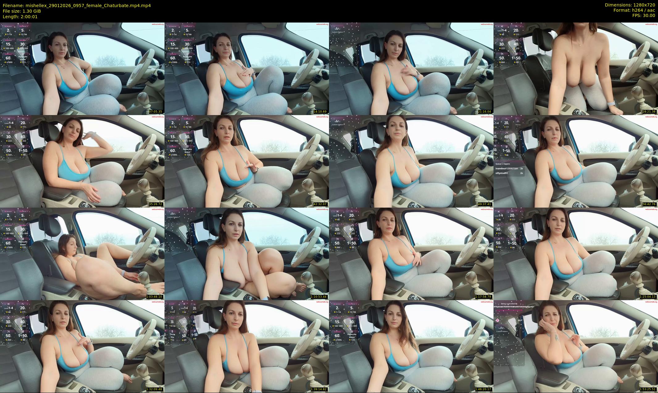 mishellex — 121 minute Chaturbate female cam show recording, 720p, Jan 29, 2026