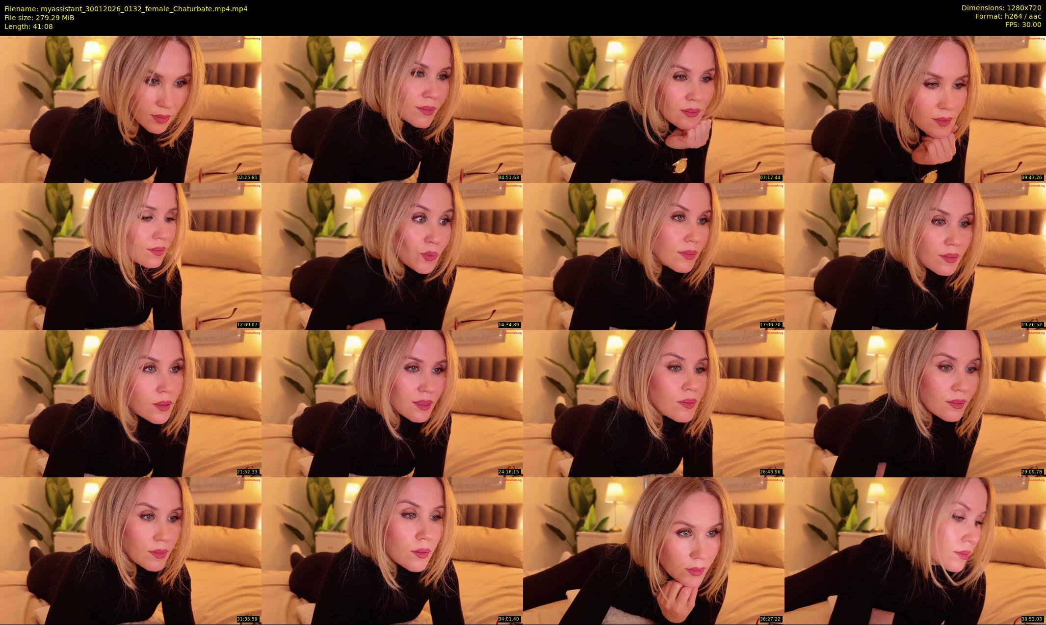 myassistant — 42 minute Chaturbate female cam show recording, 720p, Jan 30, 2026