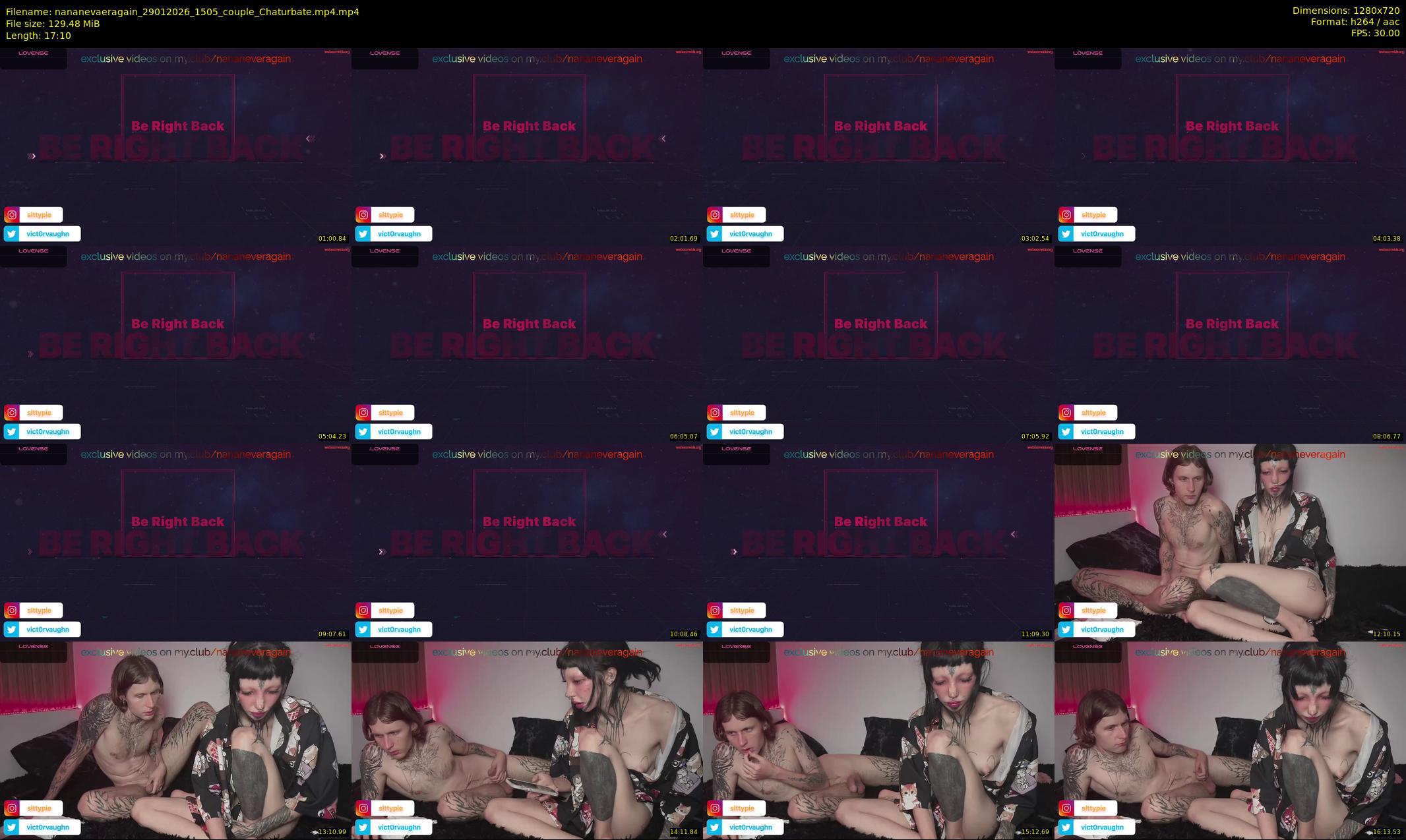 nananevaeragain — 18 minute Chaturbate female cam show recording, 720p, Jan 29, 2026